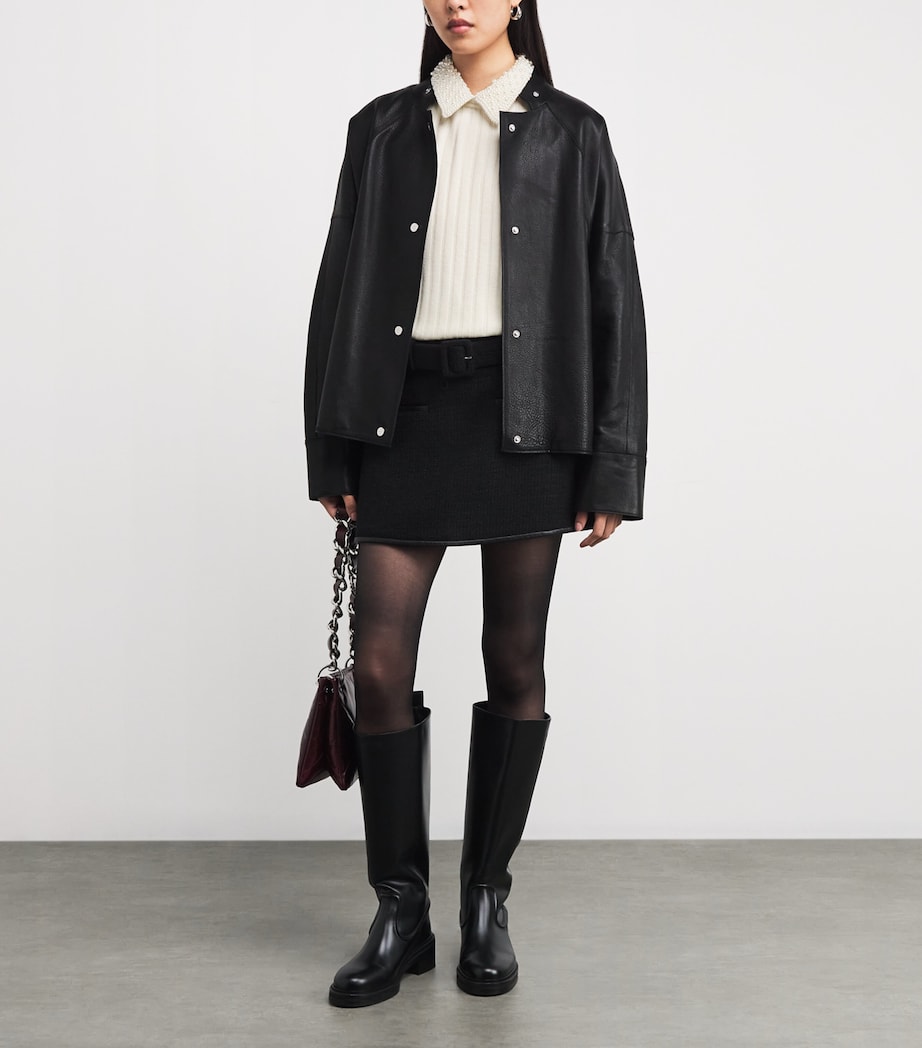 Wool-Blend Pearl-Collar Sweater ECRU Image 2