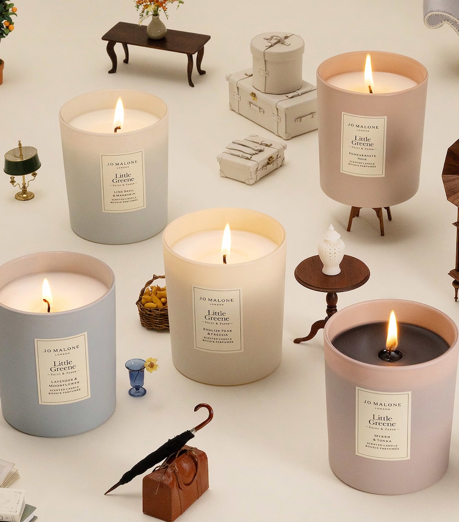 Jo Malone London x Little Greene Special Edition Lavender & Moonflower Scented Candle (200g) Image 4