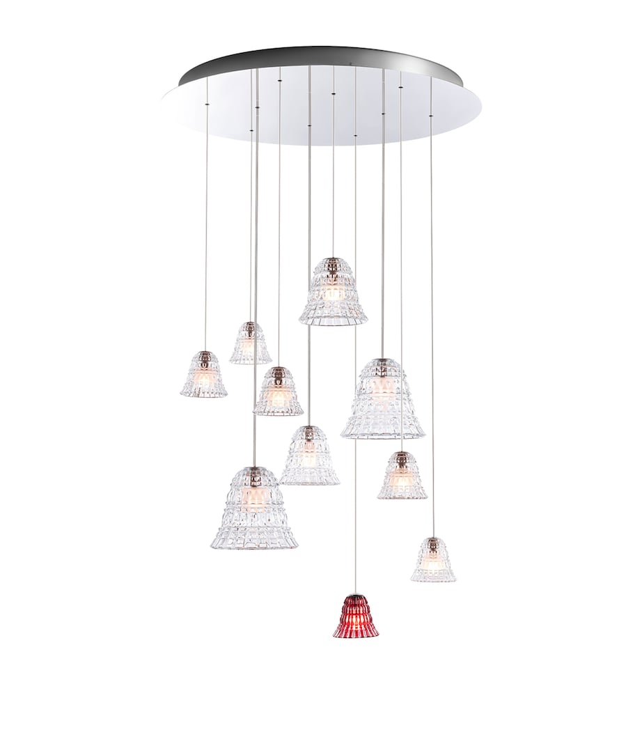 Baccarat Crystal New Antique 10-Light Chandelier Clear Image 1