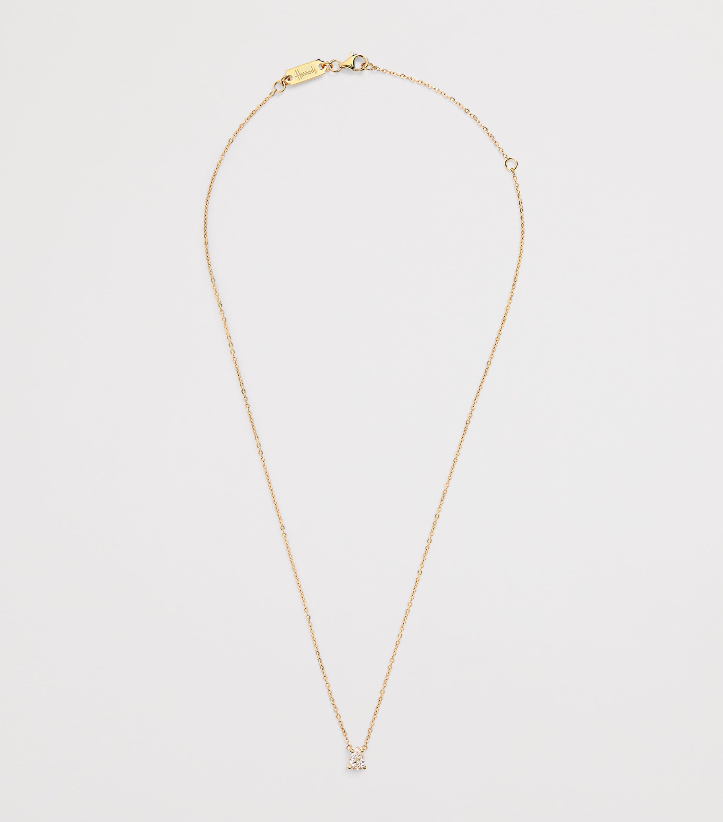 Yellow Gold and Diamond Pendant Necklace (0.50ct) YELLOW GOLD Image 3