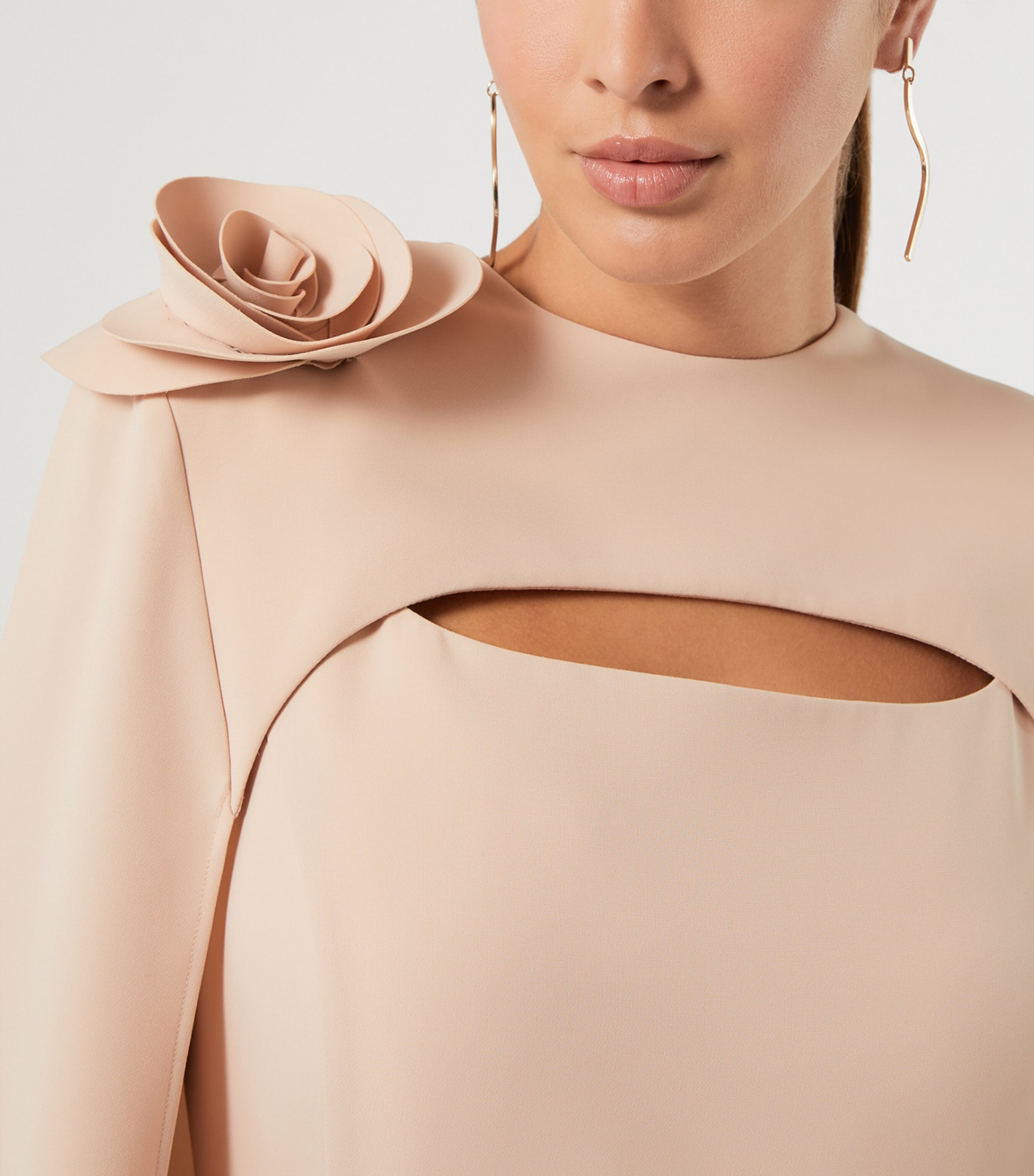 Marina Rinaldi Womens Long Cady Cape Skin Image 5