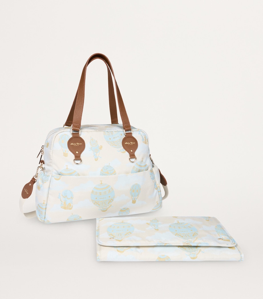 Changing Bag and Mat Set BLUE HOT AIR BALLOON Image 3