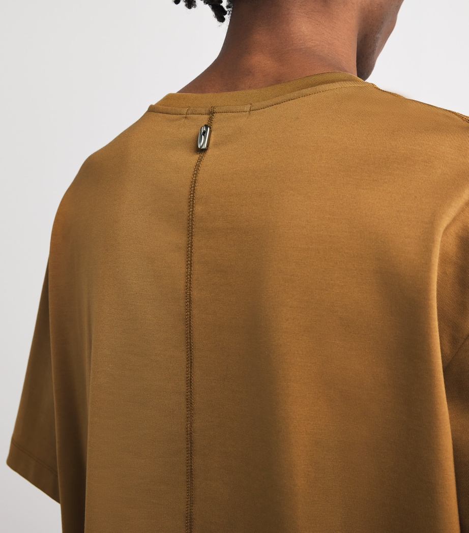 Cotton T-Shirt CAMEL Image 6
