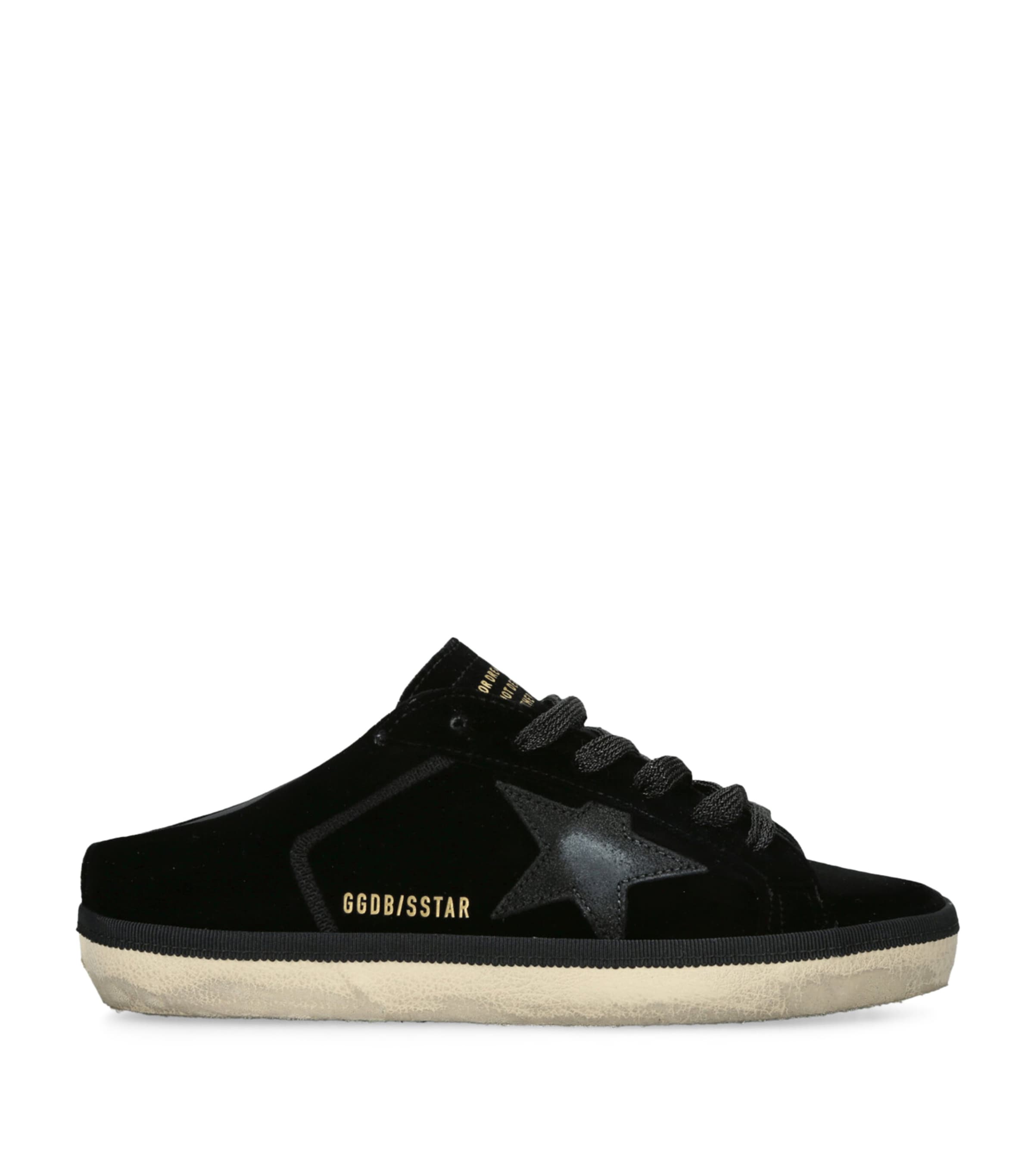 Velvet Super-Star Sabot Sneakers BLACK Image 1