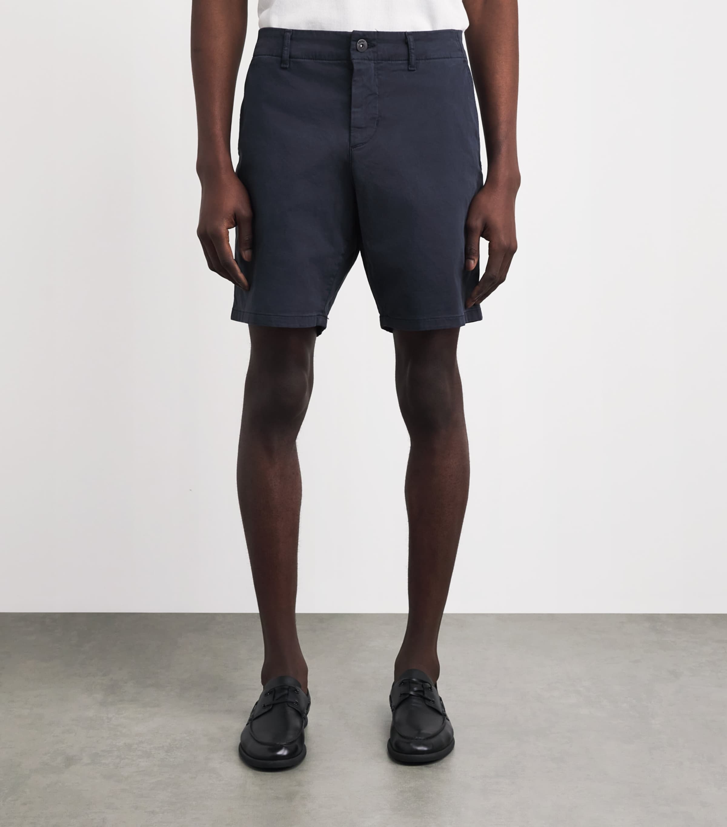 PAIGE Mens Chino Phillips Shorts Deep Anchor Image 4
