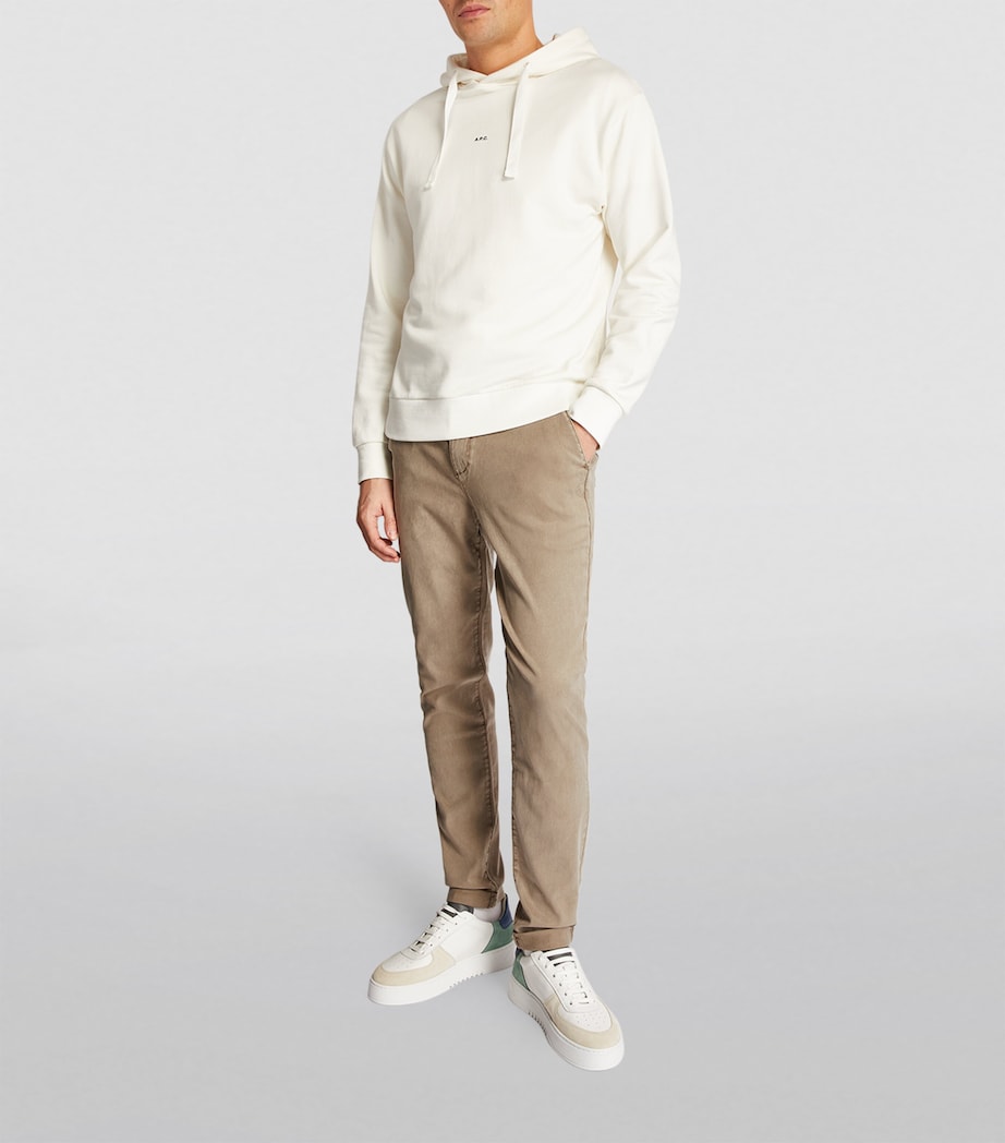 PAIGE Mens Drawstring Fraser Chinos Coastal Beige Image 6