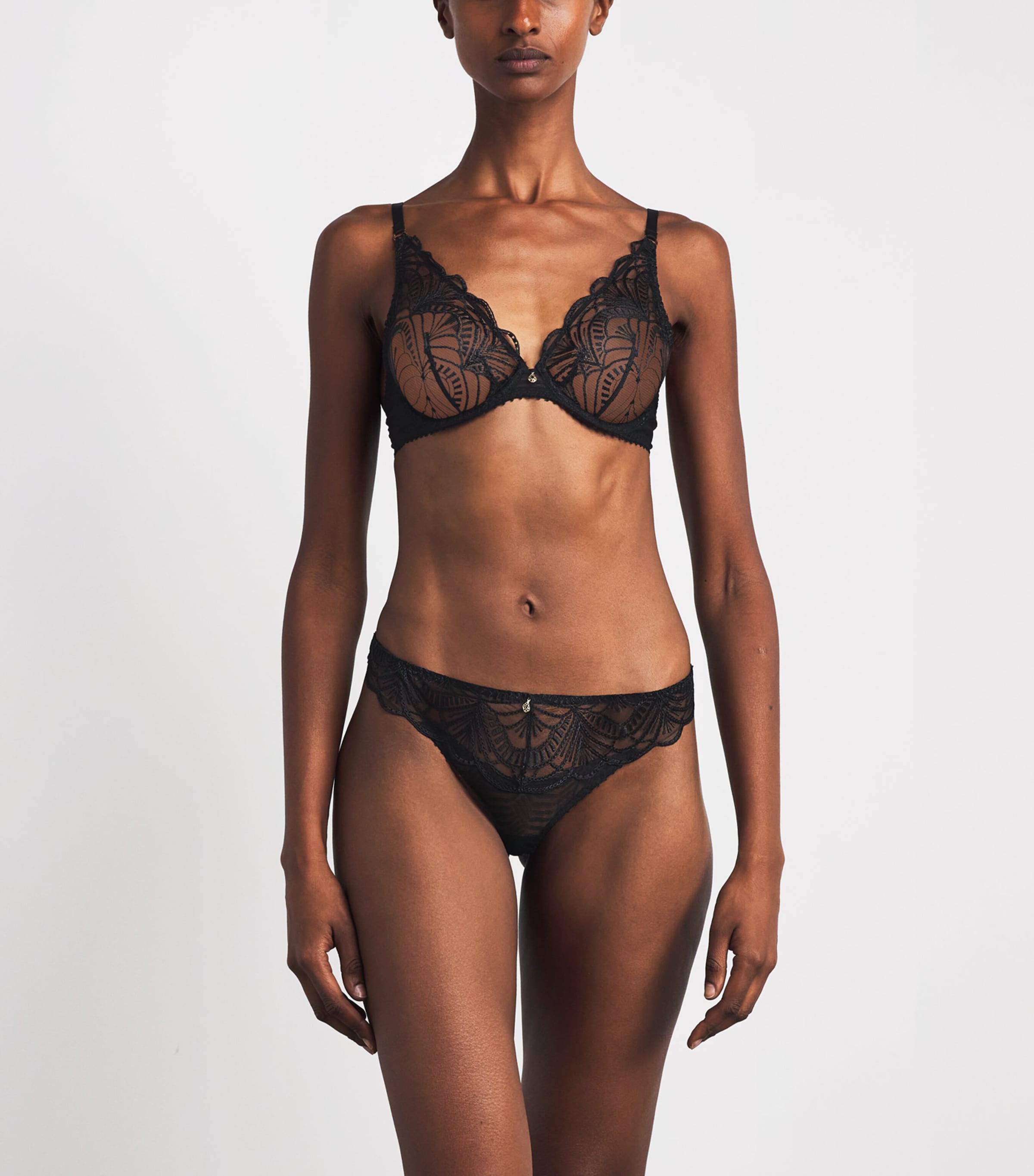 Aubade Womens Vibes Tanga Black Image 2