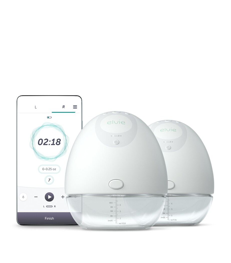 Double Rechargeable Electric Breast Pump WHITE Image 1