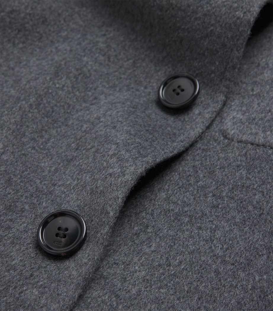 Wool-Cashmere Overshirt 055 - GRIS CHINE Image 5