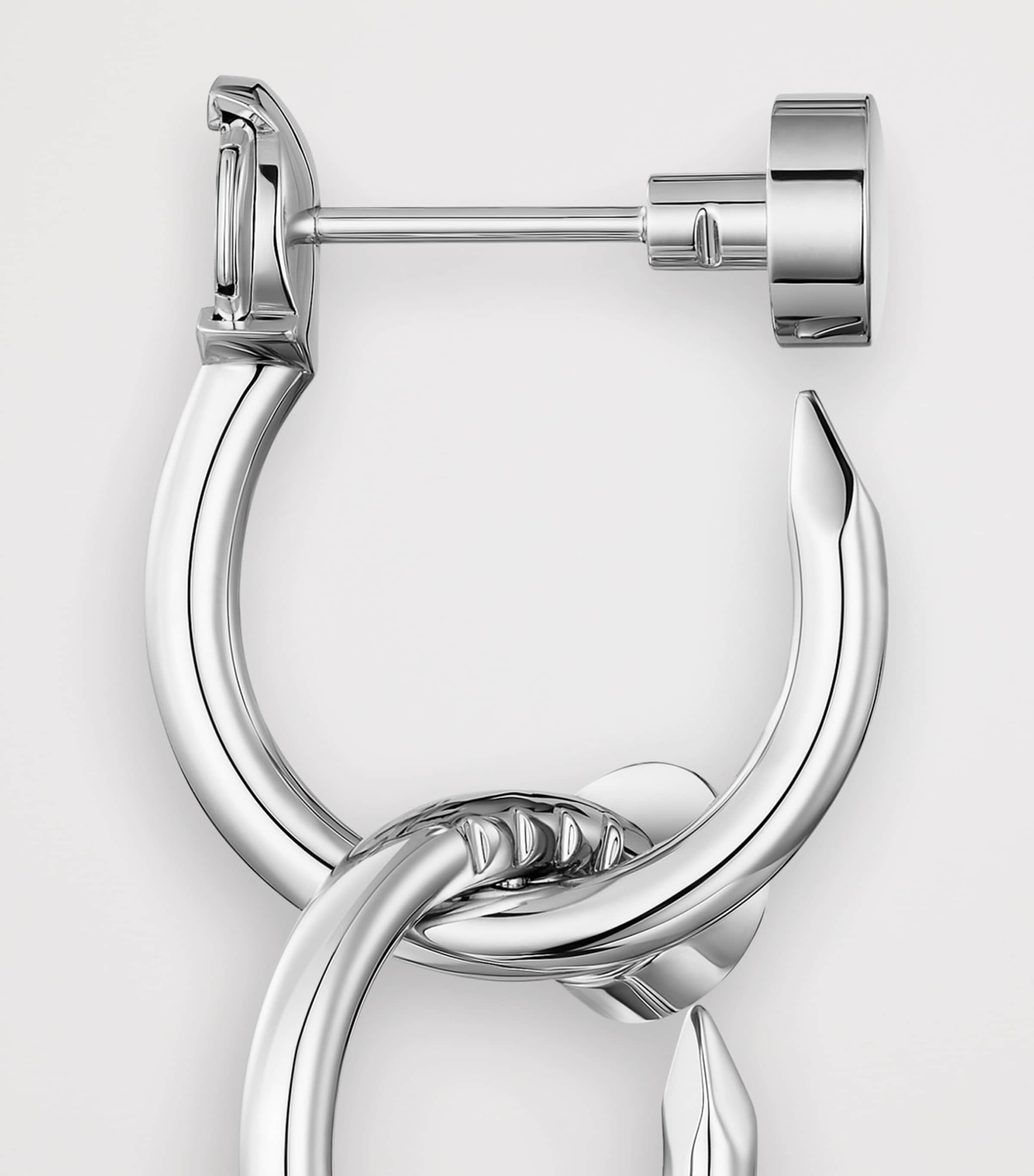 White Gold Juste un Clou Earrings WHITE GOLD Image 4