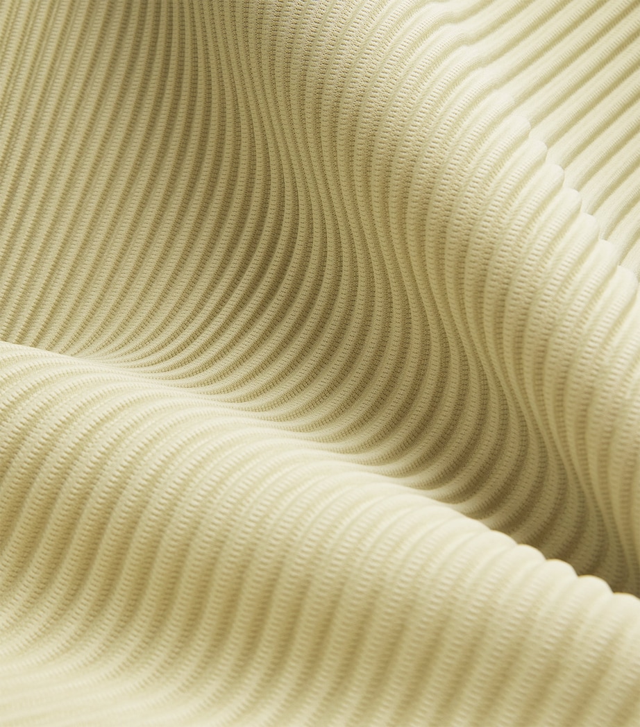 Pleated T-Shirt 42-DRY GRASS GREEN Image 5