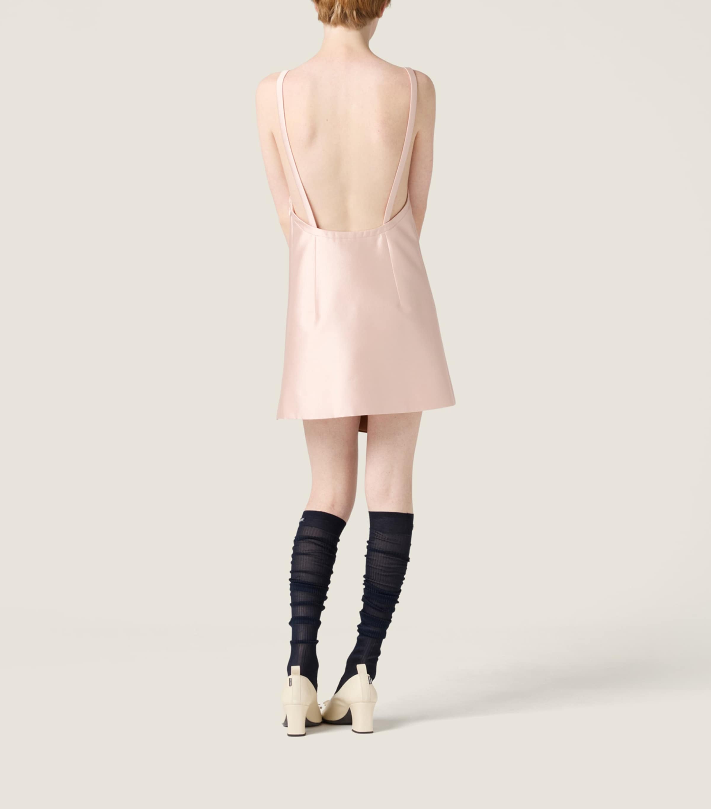 miu miu pink mini dress Miu Miu Pink Mini Dress