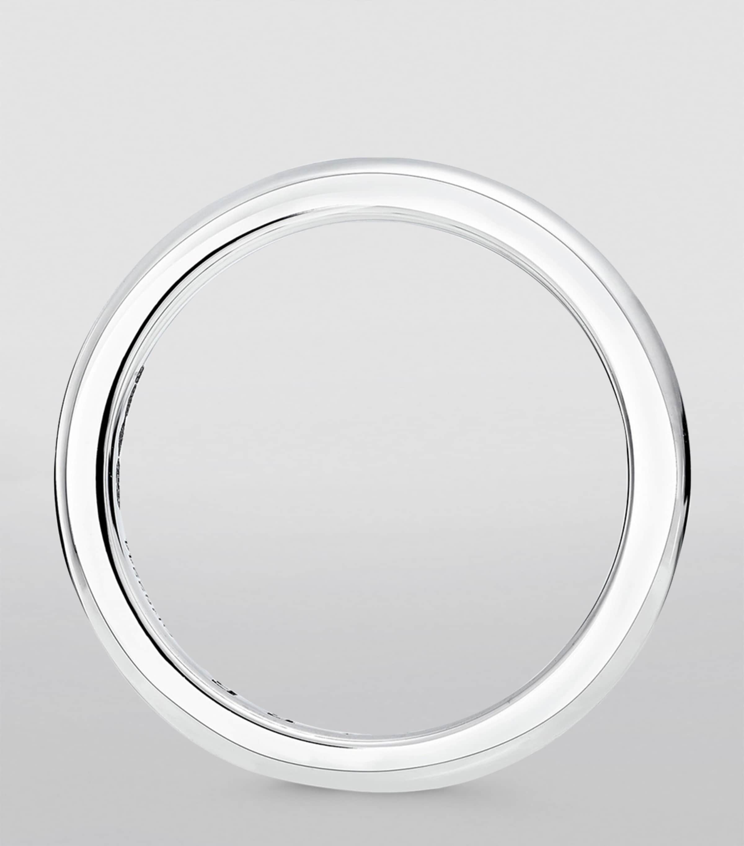 Platinum D-Shape Ring PLATINUM Image 4