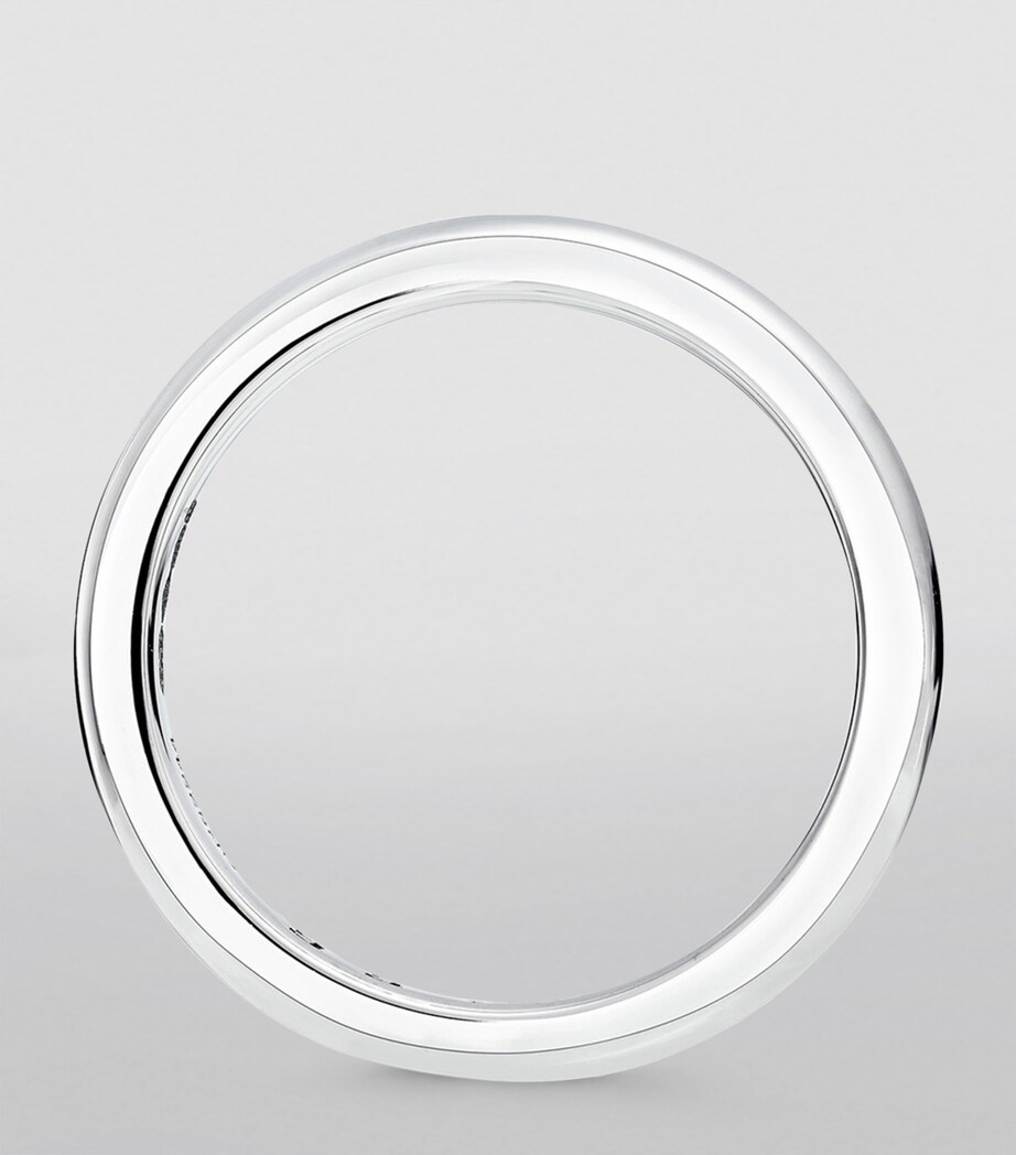 Platinum D-Shape Ring PLATINUM Image 4