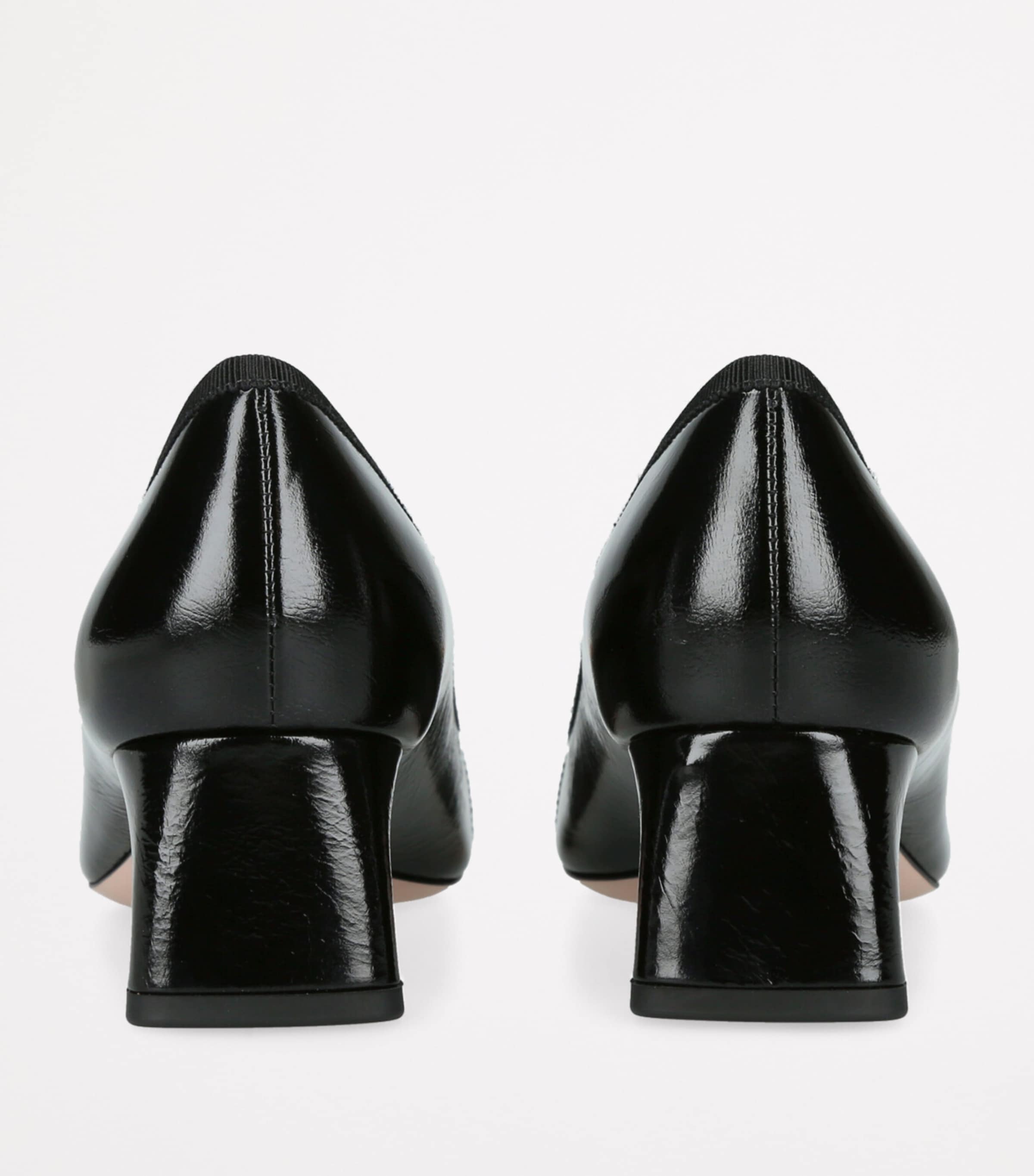 Leather Très Vivier Strass Heeled Mules 45 BLACK Image 2