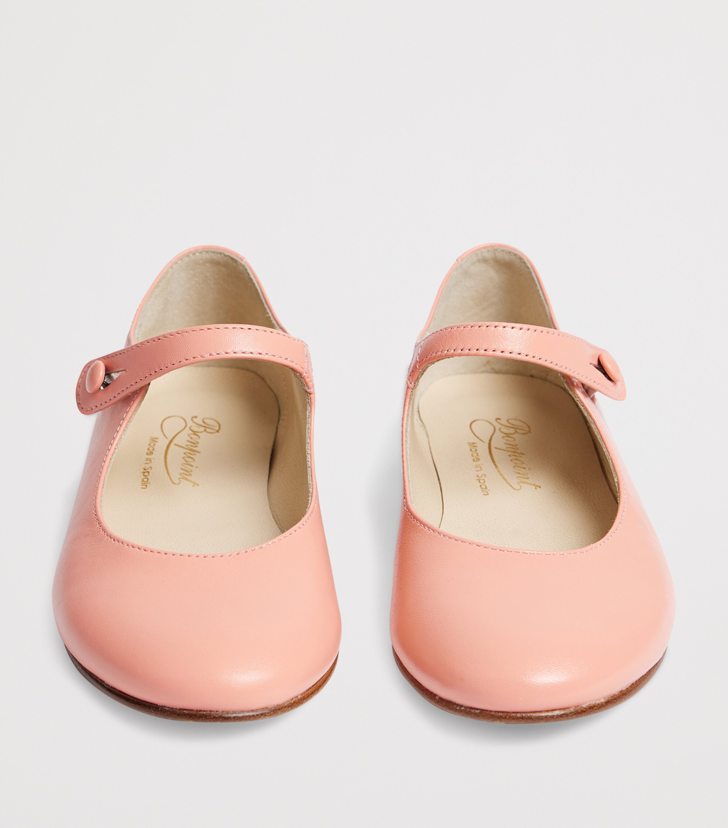 Bonpoint Leather Ella Ballet Flats Corail Image 3
