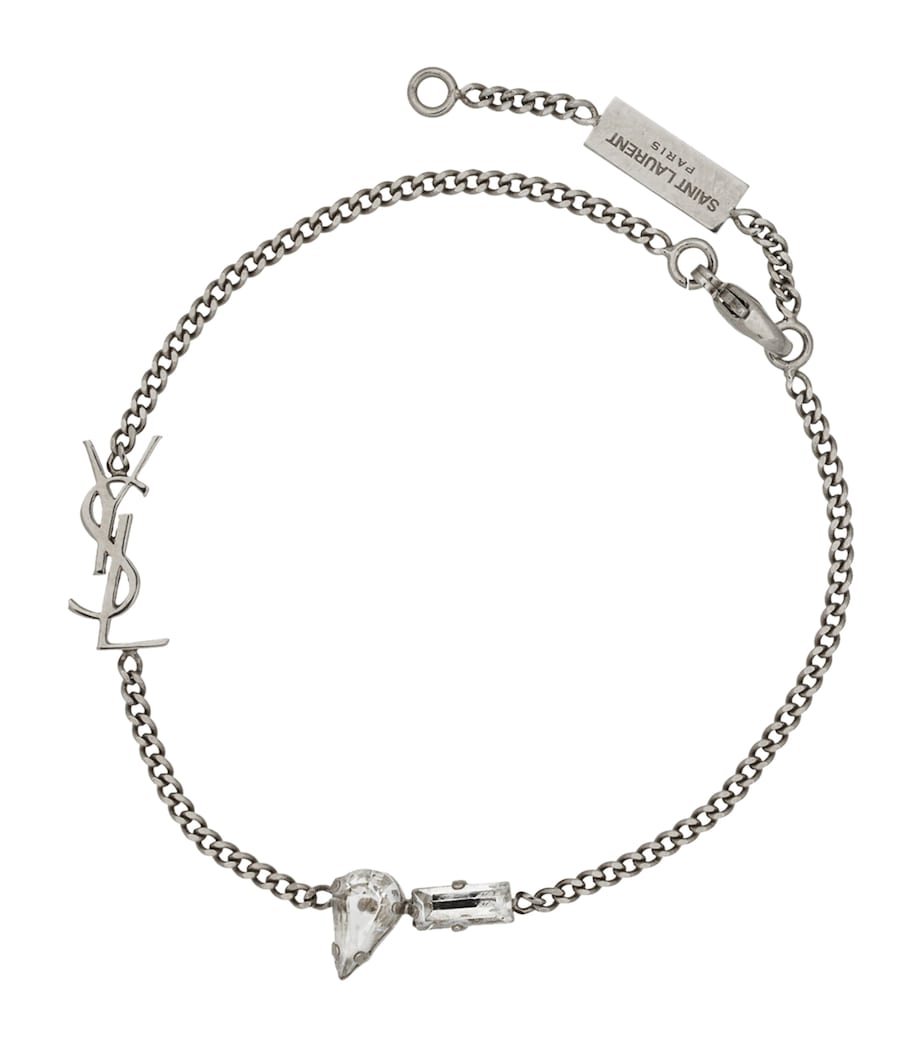 Crystal Monogram Chain Bracelet 8368 Image 1