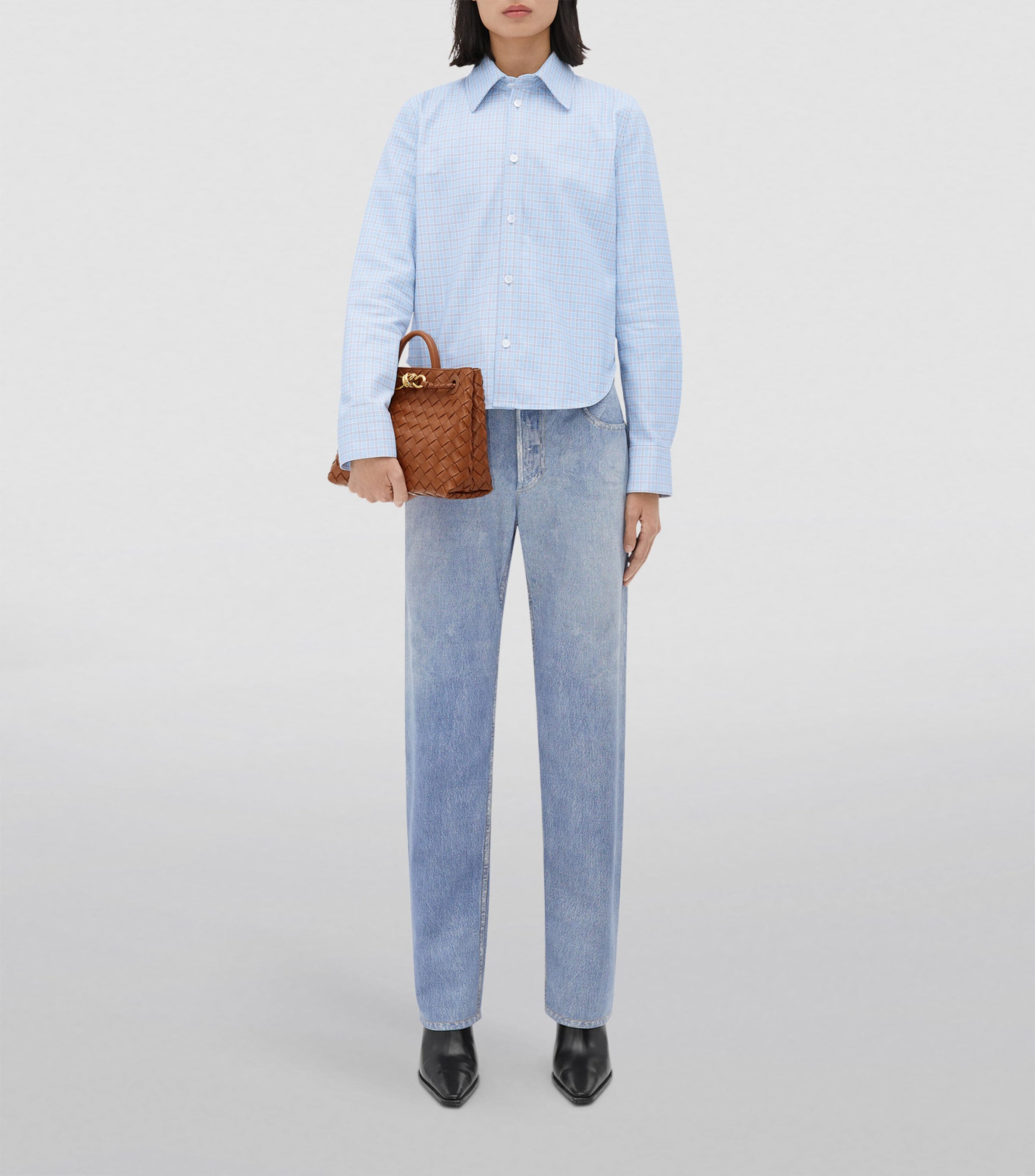 Small Leather Andiamo Shoulder Bag 2598 Image 6