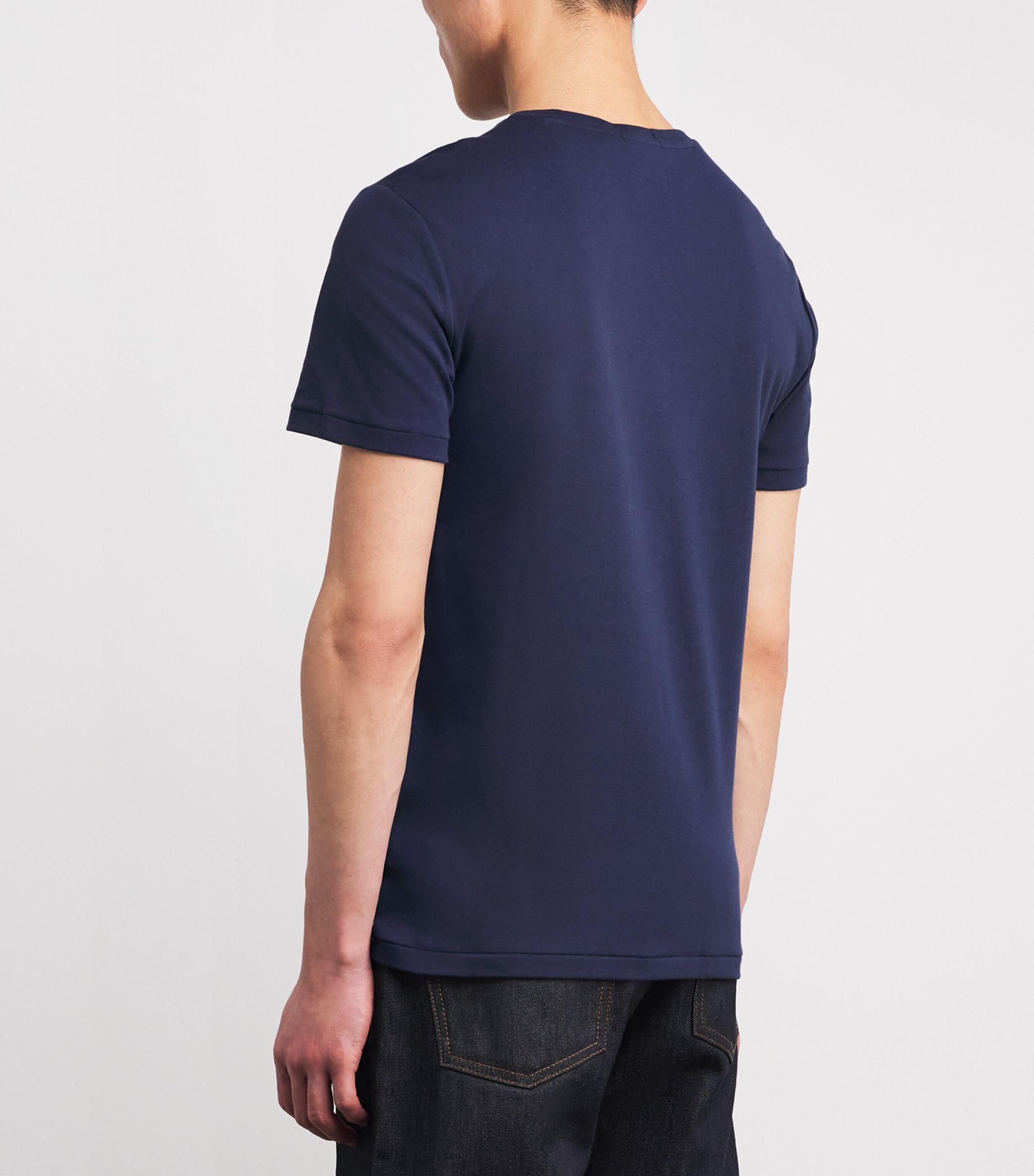 Pima Cotton Polo Pony T-Shirt REFINED NAVY Image 4