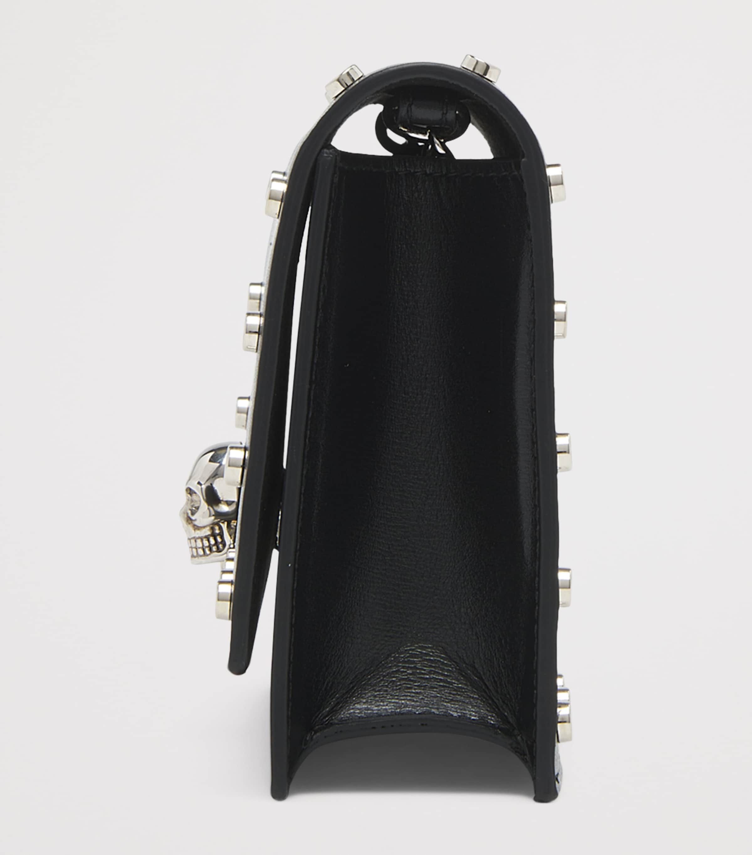 Small Leather Skull Cross-Body Bag 1000 Image 3