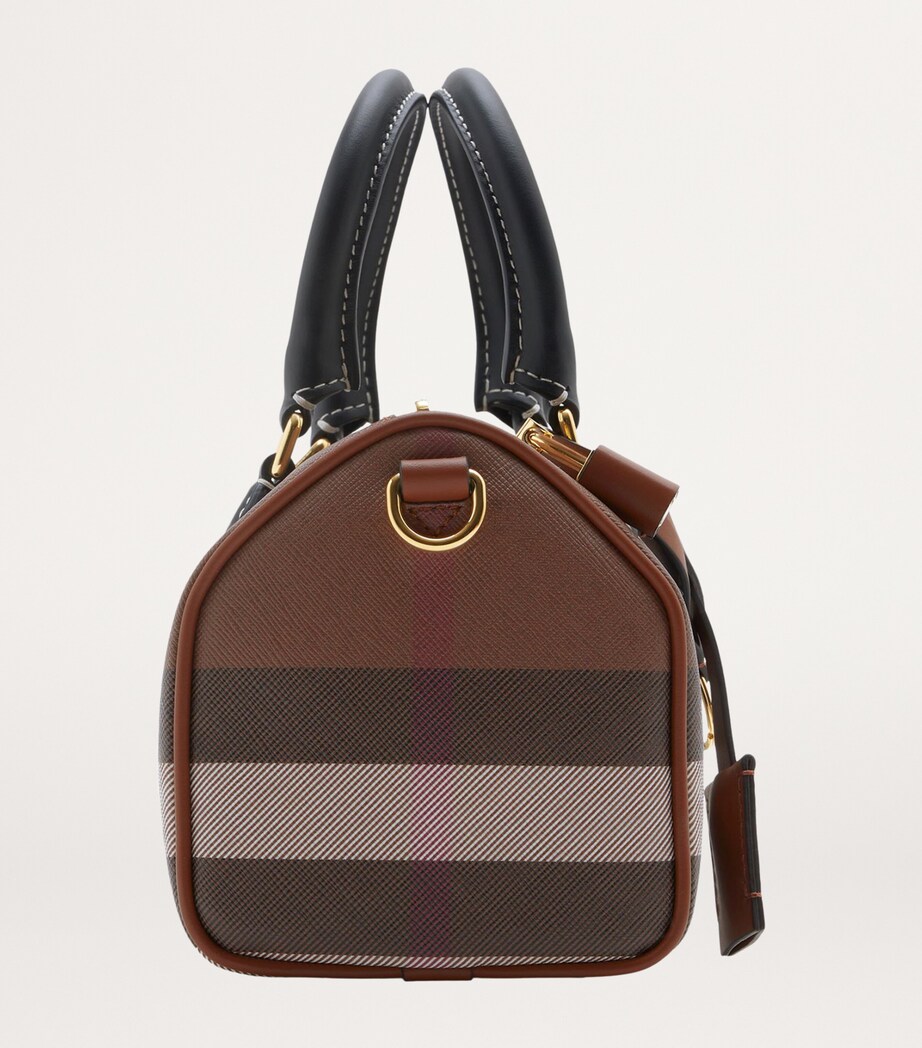 Mini Check Holdall DARK BIRCH BROWN CHK Image 2