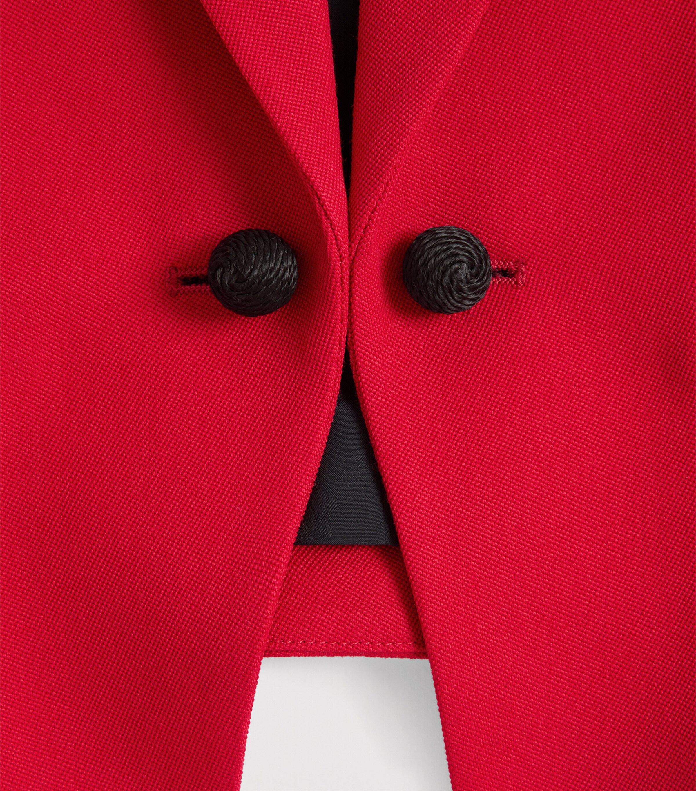 Virgin Wool Cropped Blazer R9M Image 8