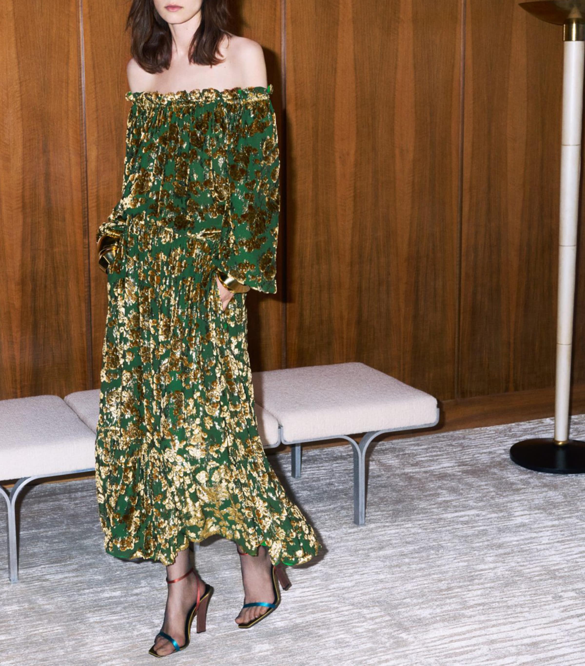 Satin Dominique Sandals 110 4490 Image 4