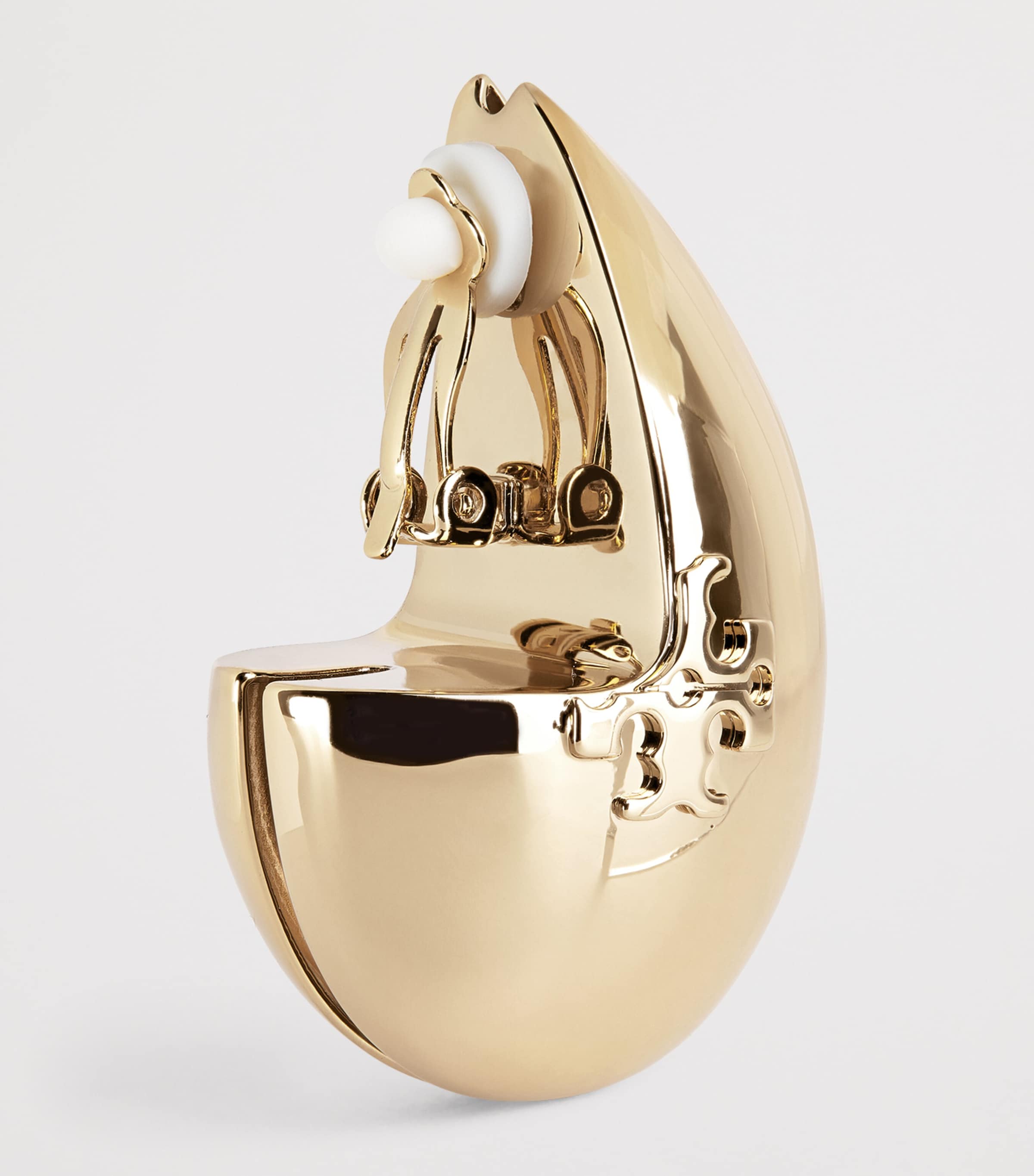 Wave Earrings LIGHT BRASS Image 4