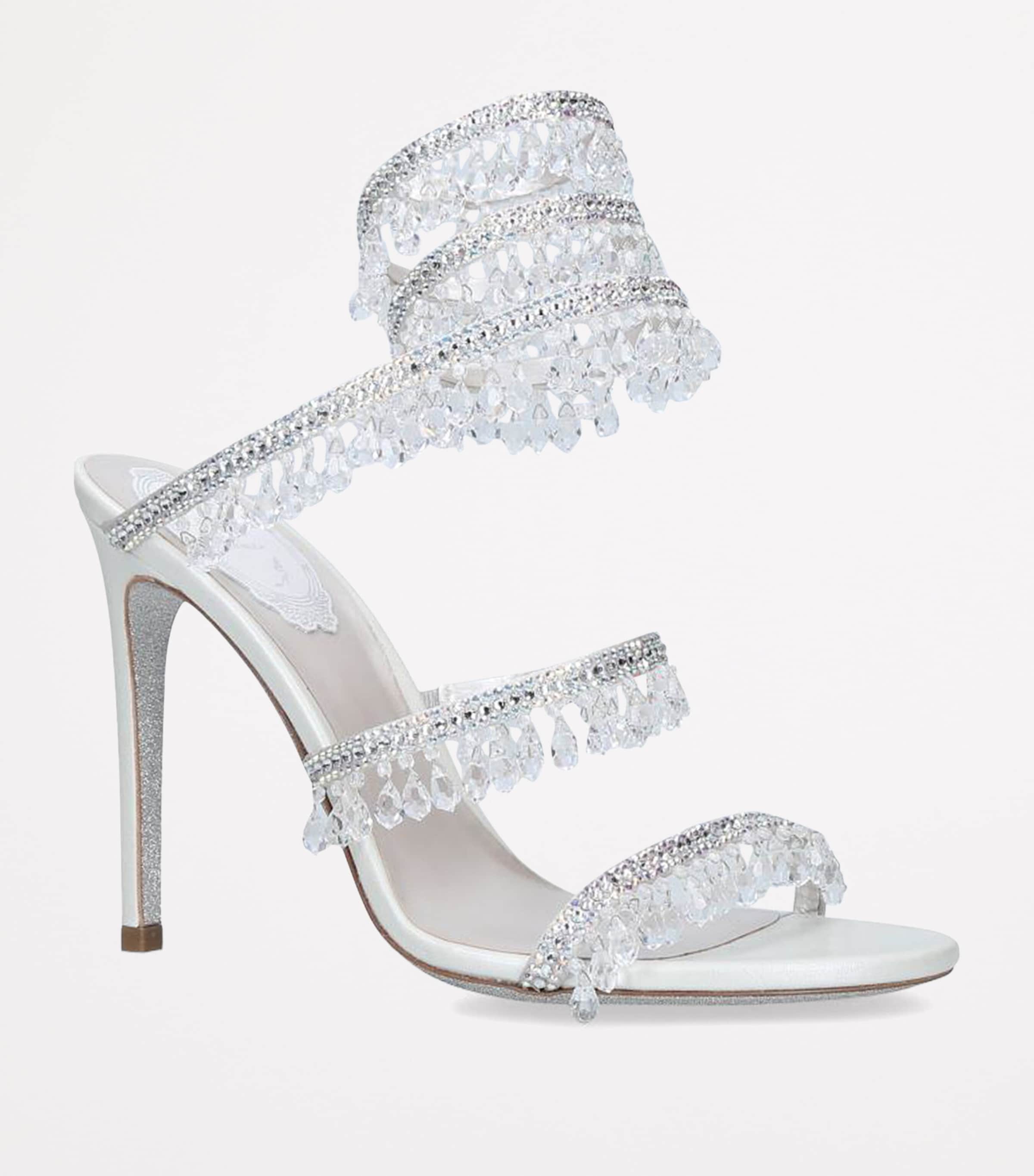 Satin Chandelier Sandals 105 GREY/LIGHT Image 3