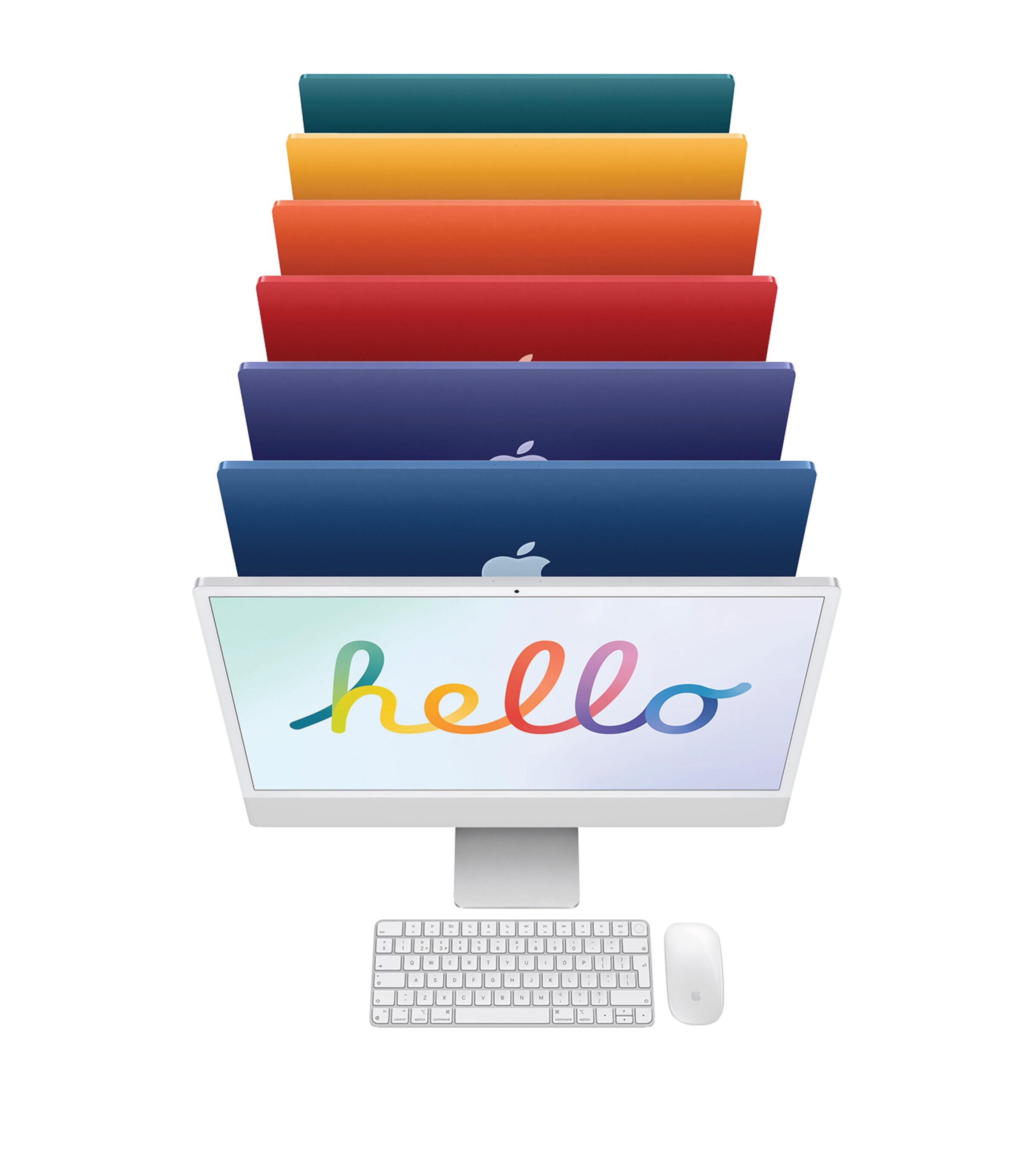 Apple iMac 24” M1 Chip 8-Core CPU 256GB - Blue | Harrods US