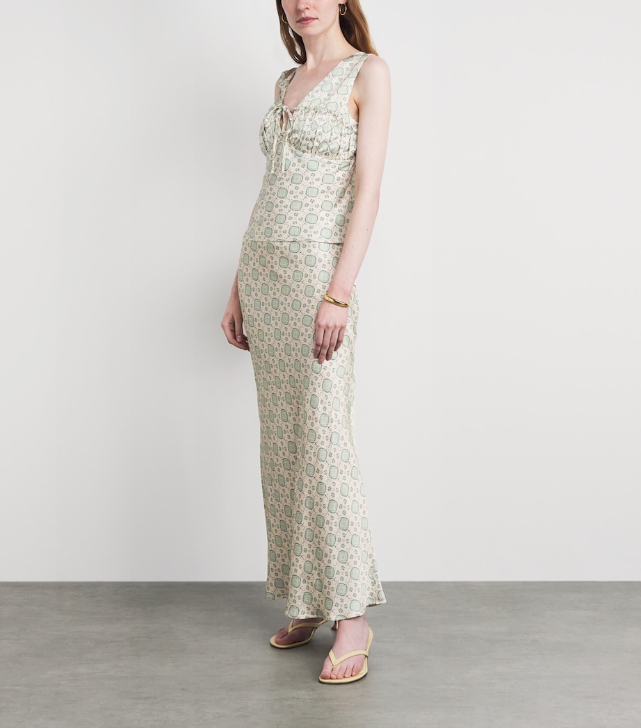 Claudie Pierlot Womens Printed Maxi Skirt Light Print Image 2