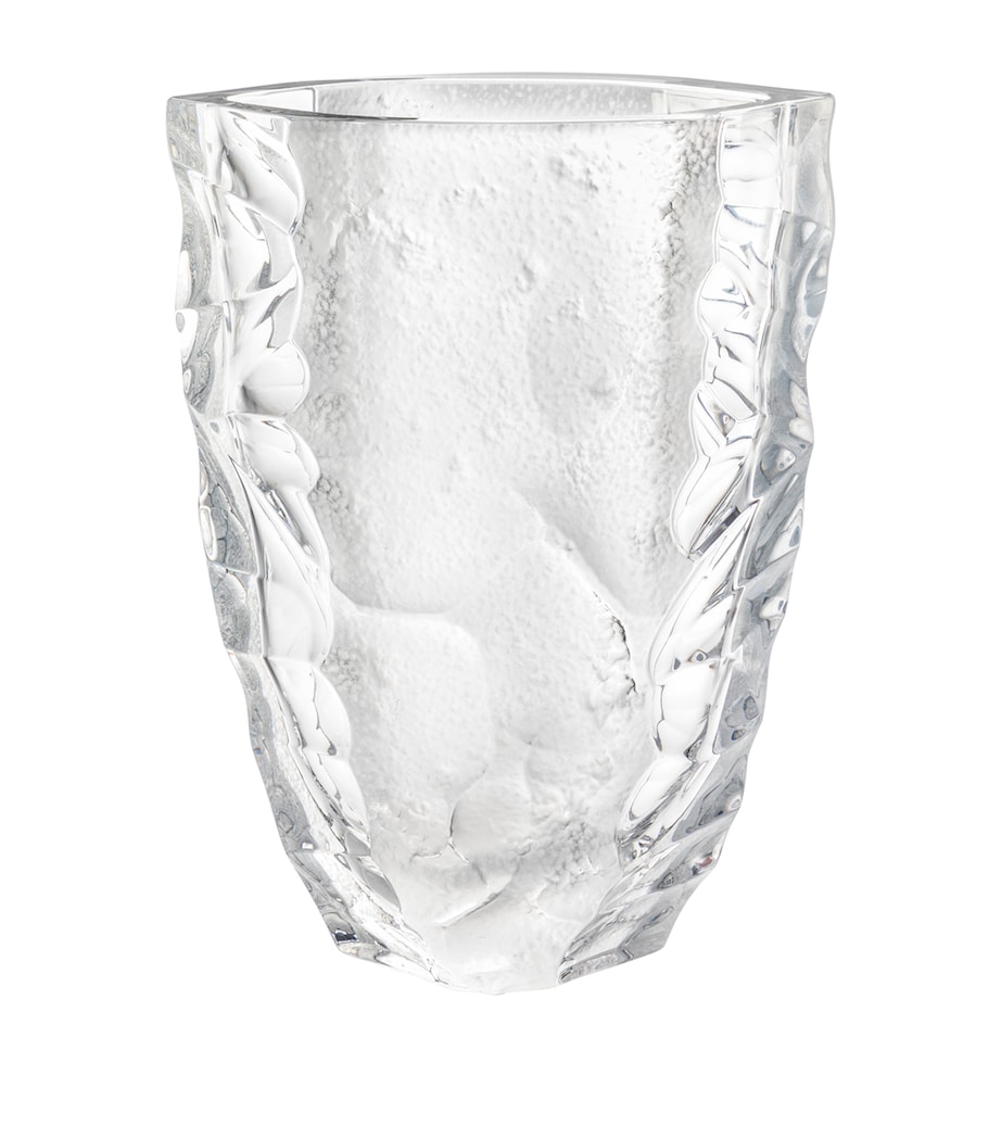 Large Crystal Silex Vase (14cm) INCOLORE Image 1