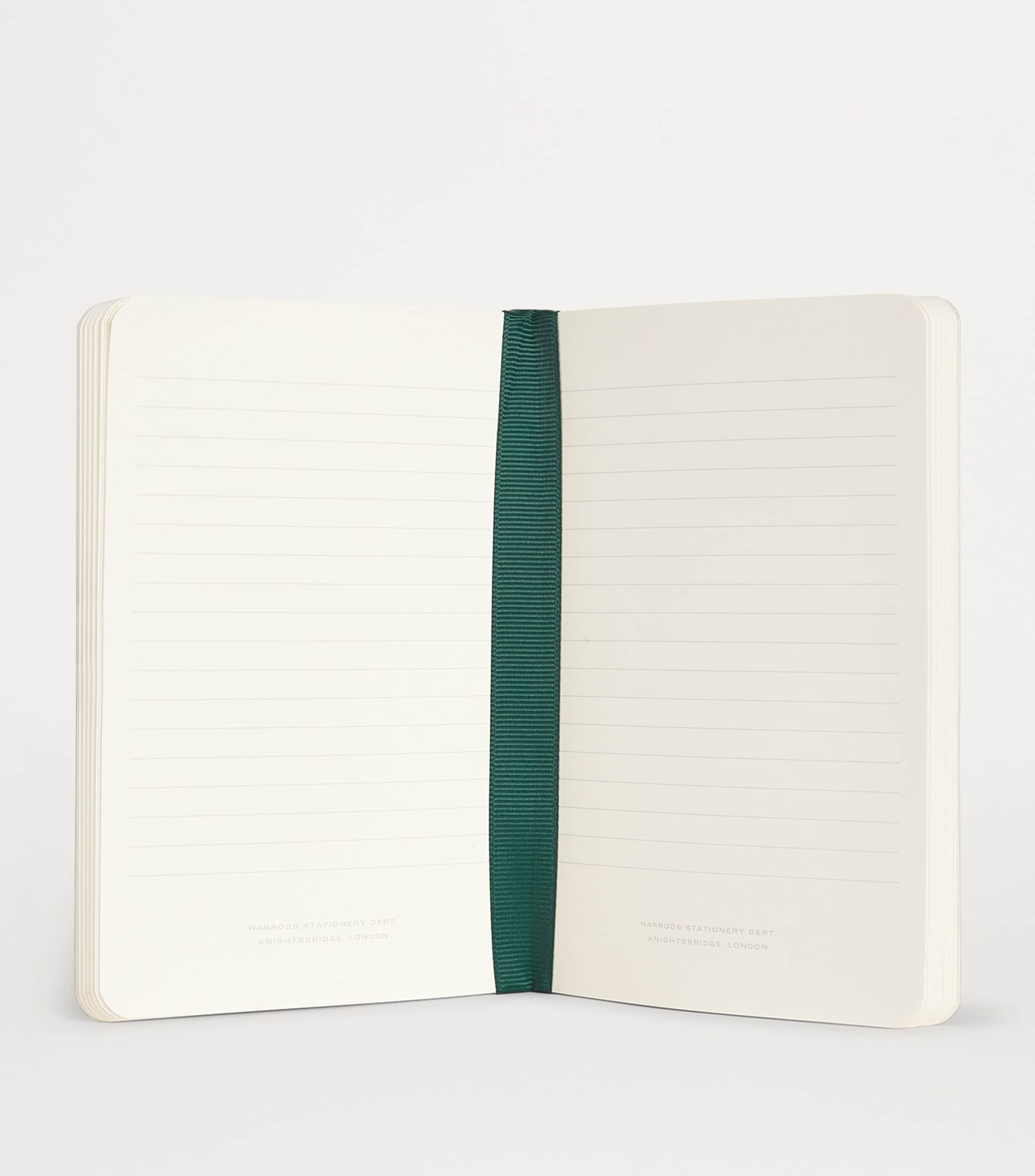 Harrods Logo A6 Notebook Green Image 2