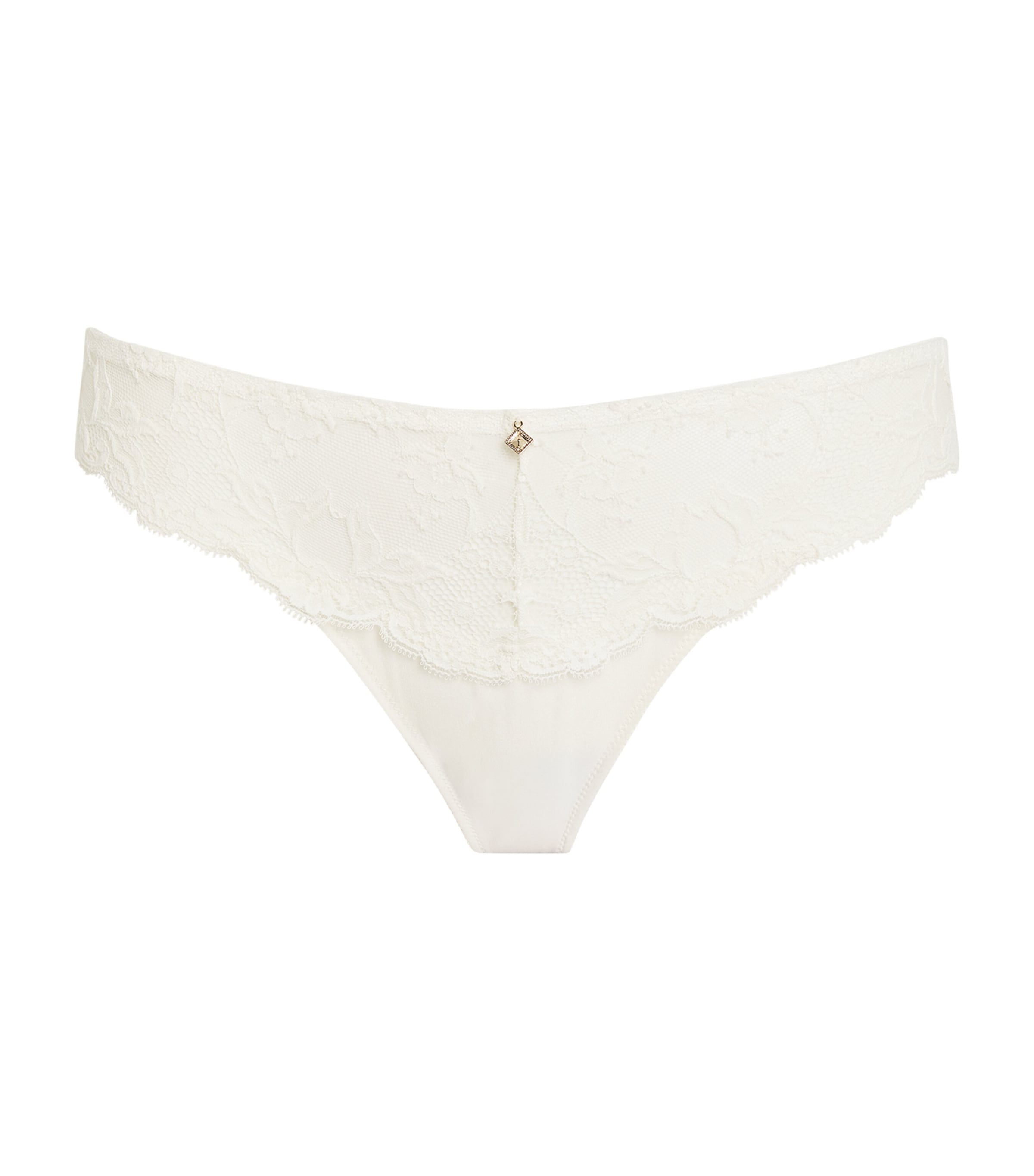 Aubade Kiss Of Love Tanga Briefs In White