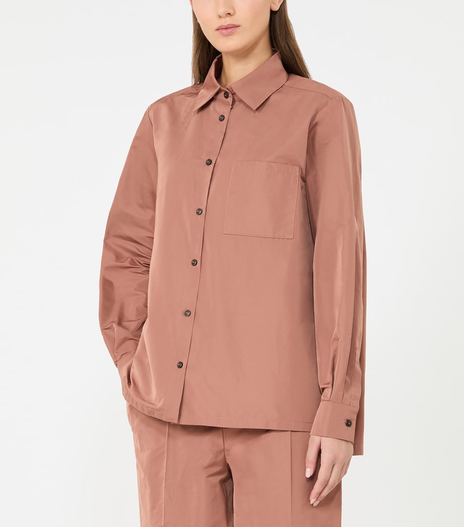 Max Mara Womens Long-Sleeve Shirt Antique Rose Image 2