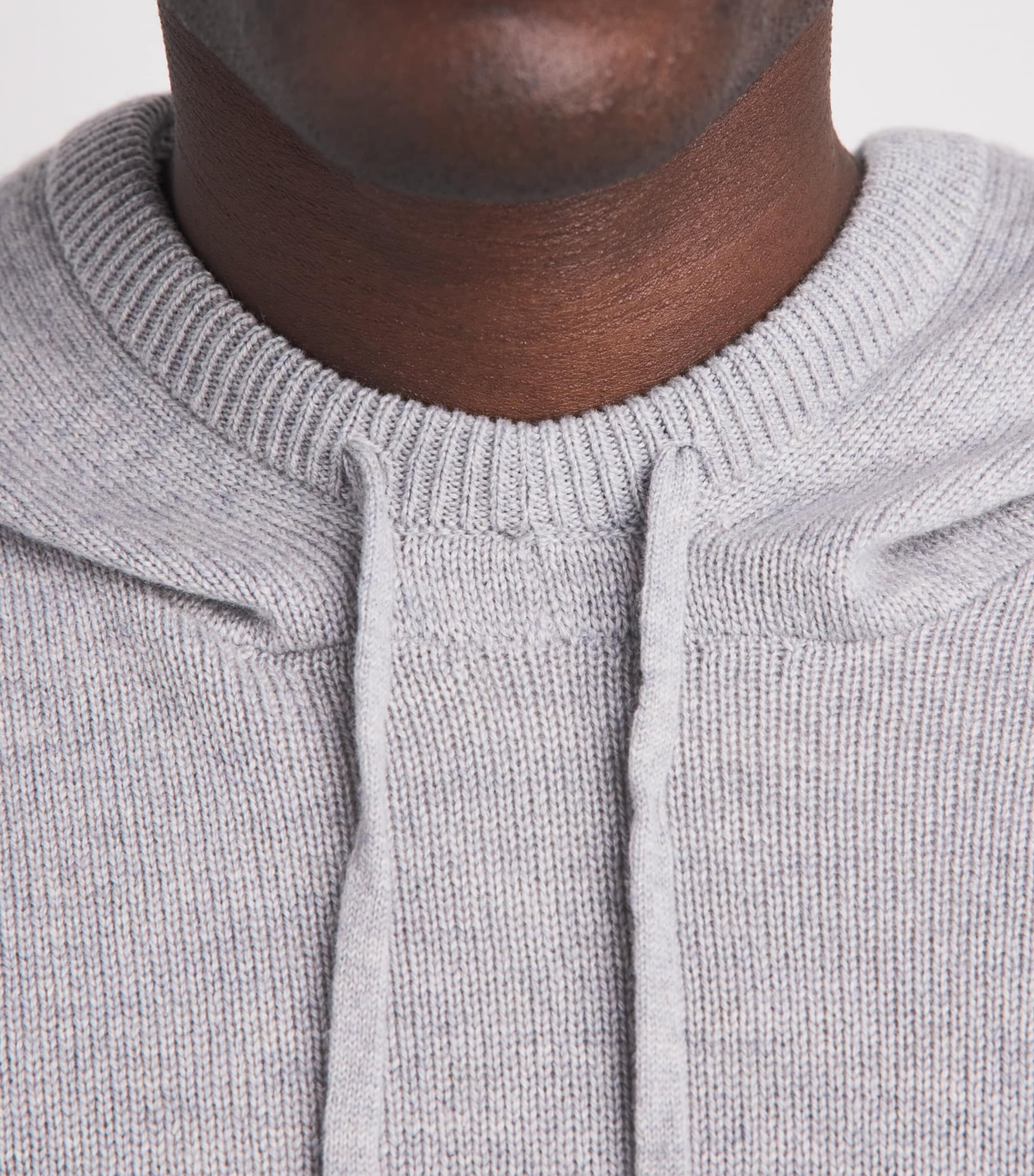 Harrods Cashmere Hoodie Coyote Image 3