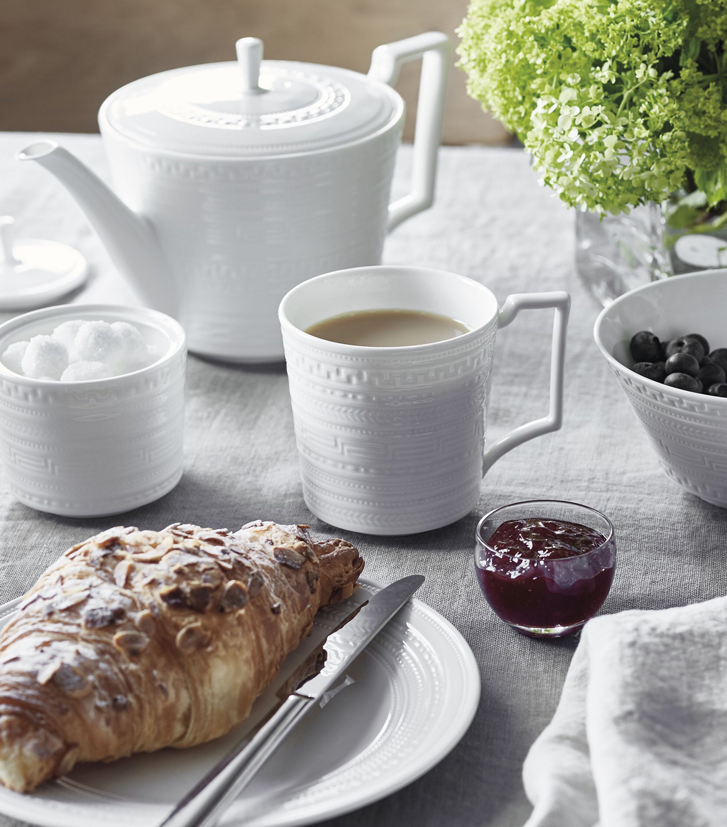 Intaglio Cereal Bowl (15cm) WHITE Image 1