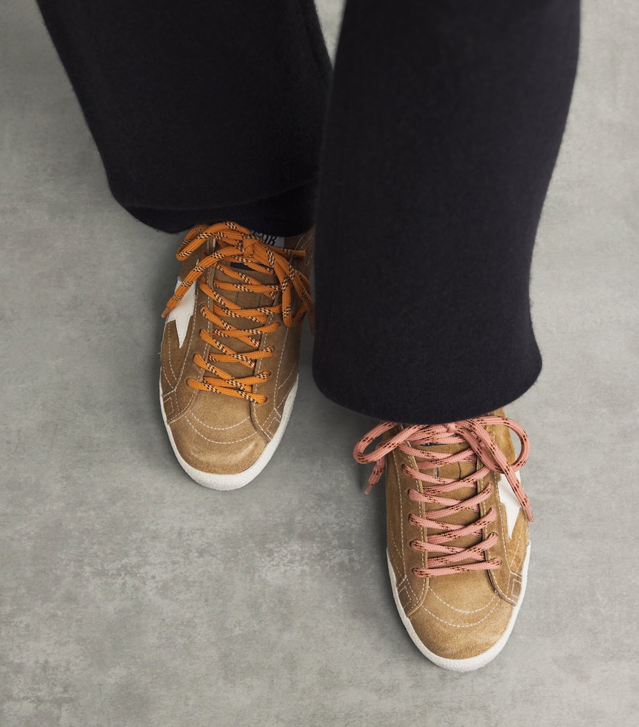 Suede-Leather True Star Sneakers BROWN/OTH Image 5