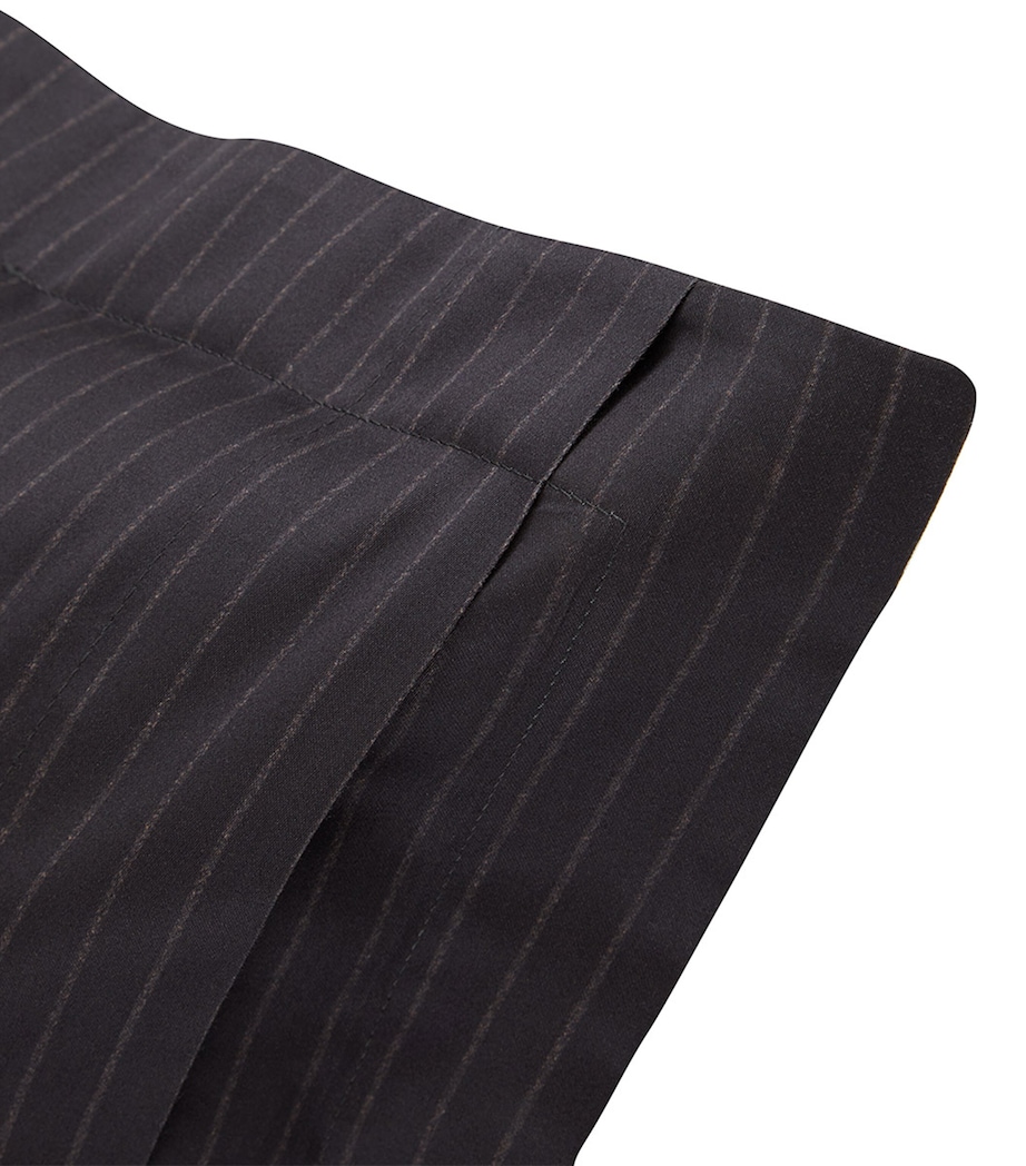 Cotton Thompson Oxford Pillowcase (50cm x 75cm) CHARCOAL Image 4