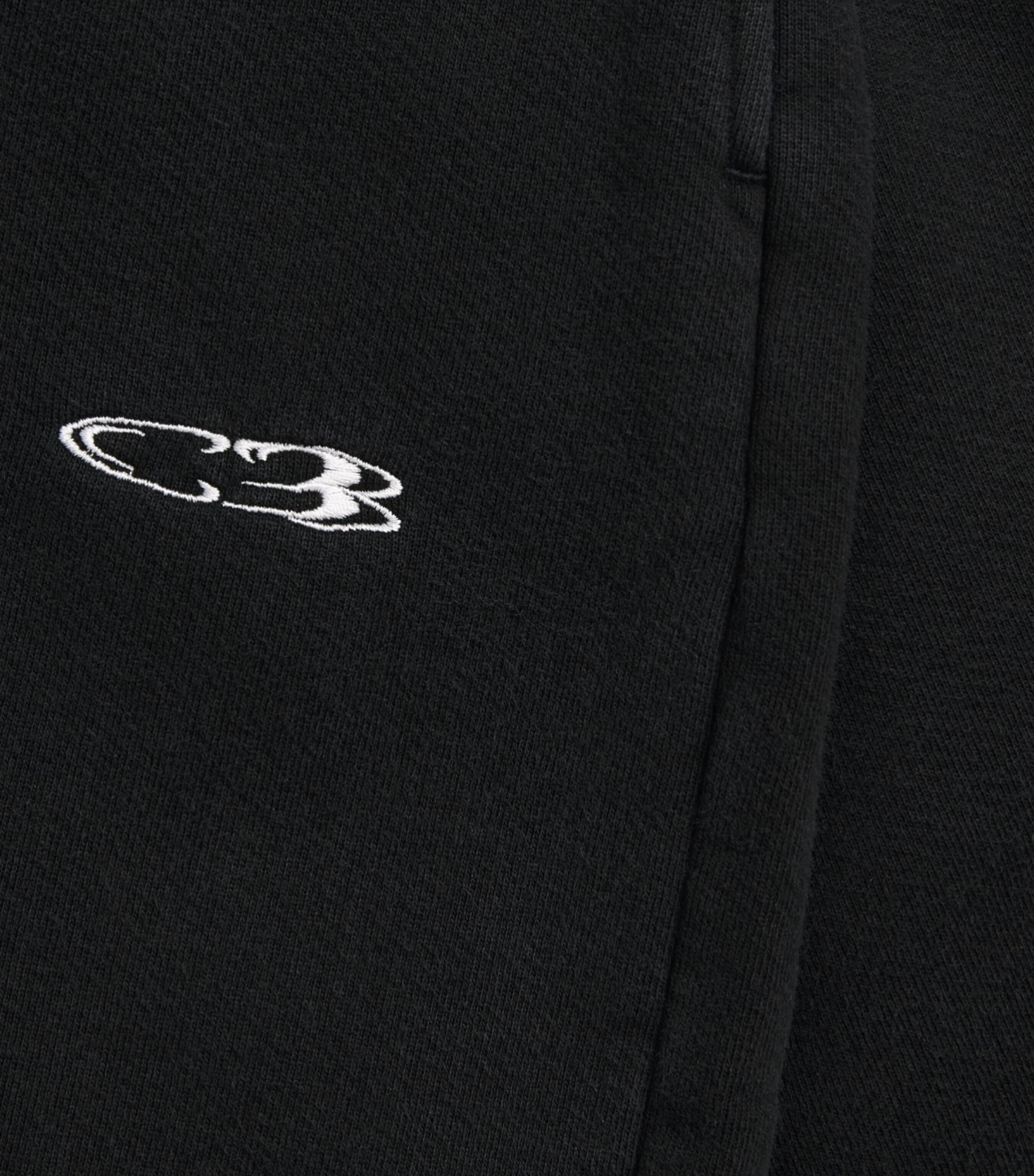 Cole Buxton Mens Cotton Jersey Sweatshorts Vintage Black Image 6
