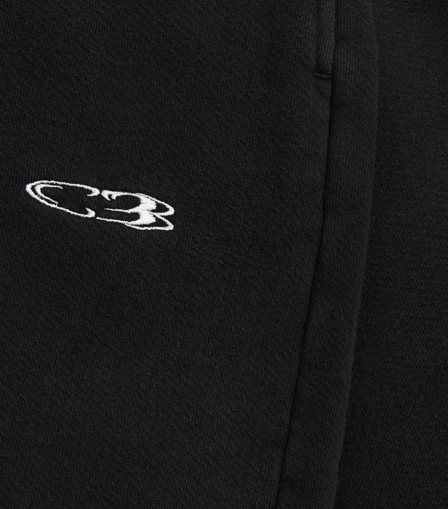 Cole Buxton Mens Cotton Jersey Sweatshorts Vintage Black Image 6