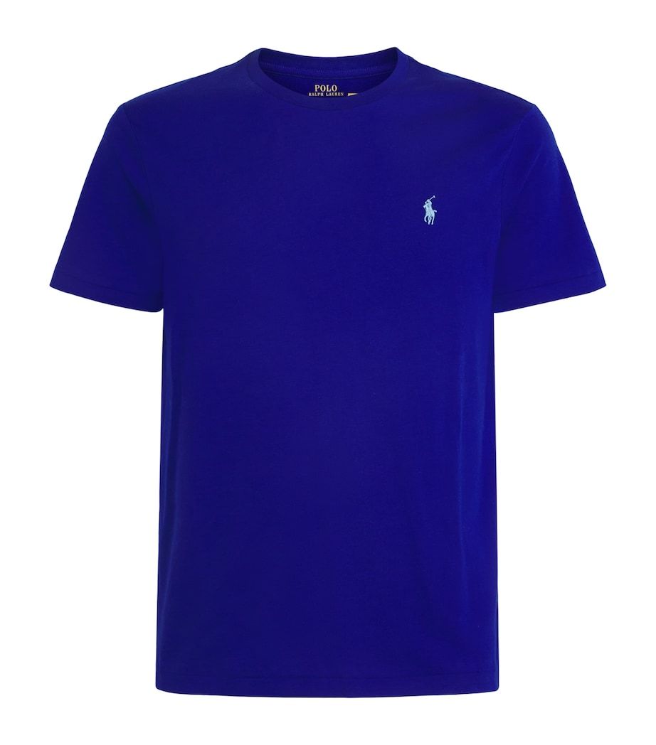 Polo Ralph Lauren Mens Cotton Custom-Fit Polo Pony T-Shirt Classic Image 1