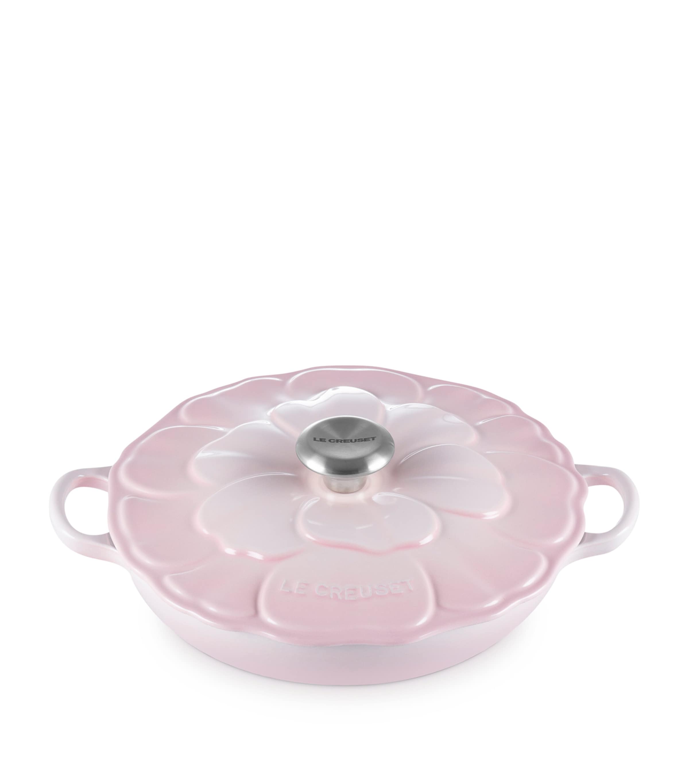 Le Creuset Cast Iron Petal Shallow Casserole Dish (26cm Le Creuset Cast Iron Petal Shallow Casserole Dish (26cm