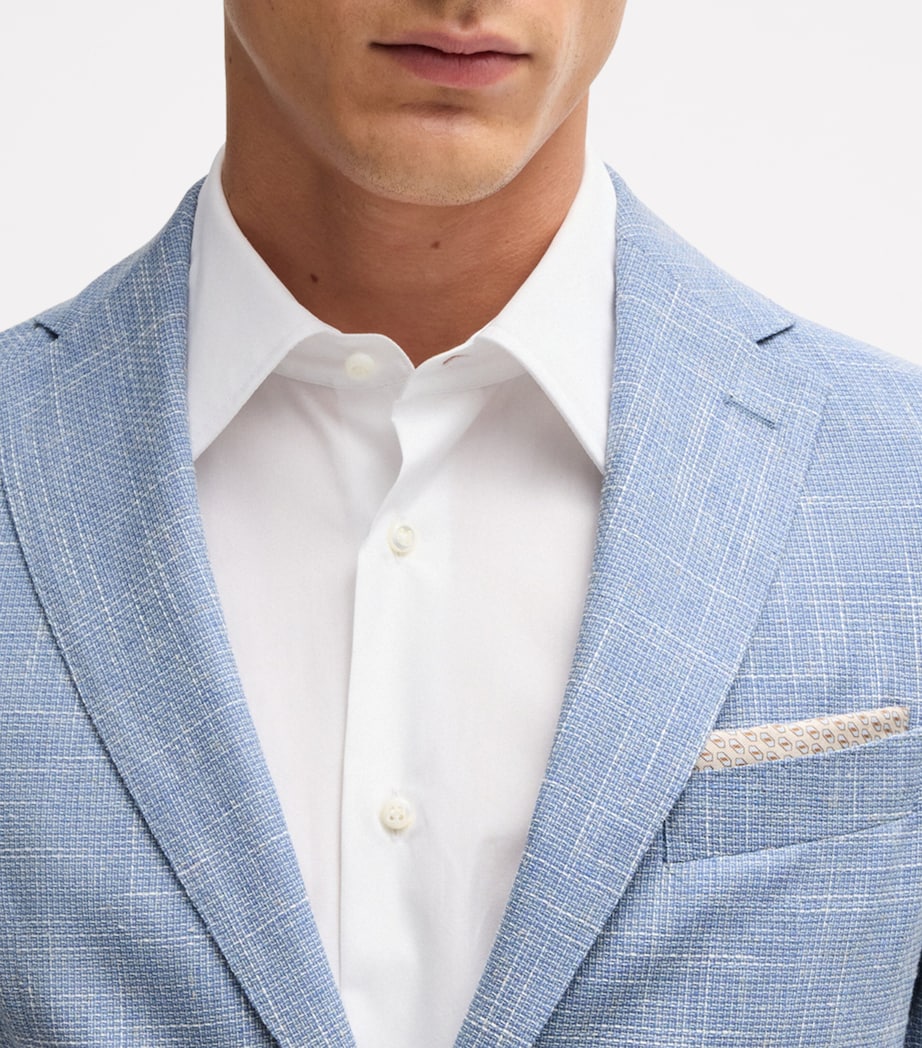 Check Slim Blazer 454 Image 5