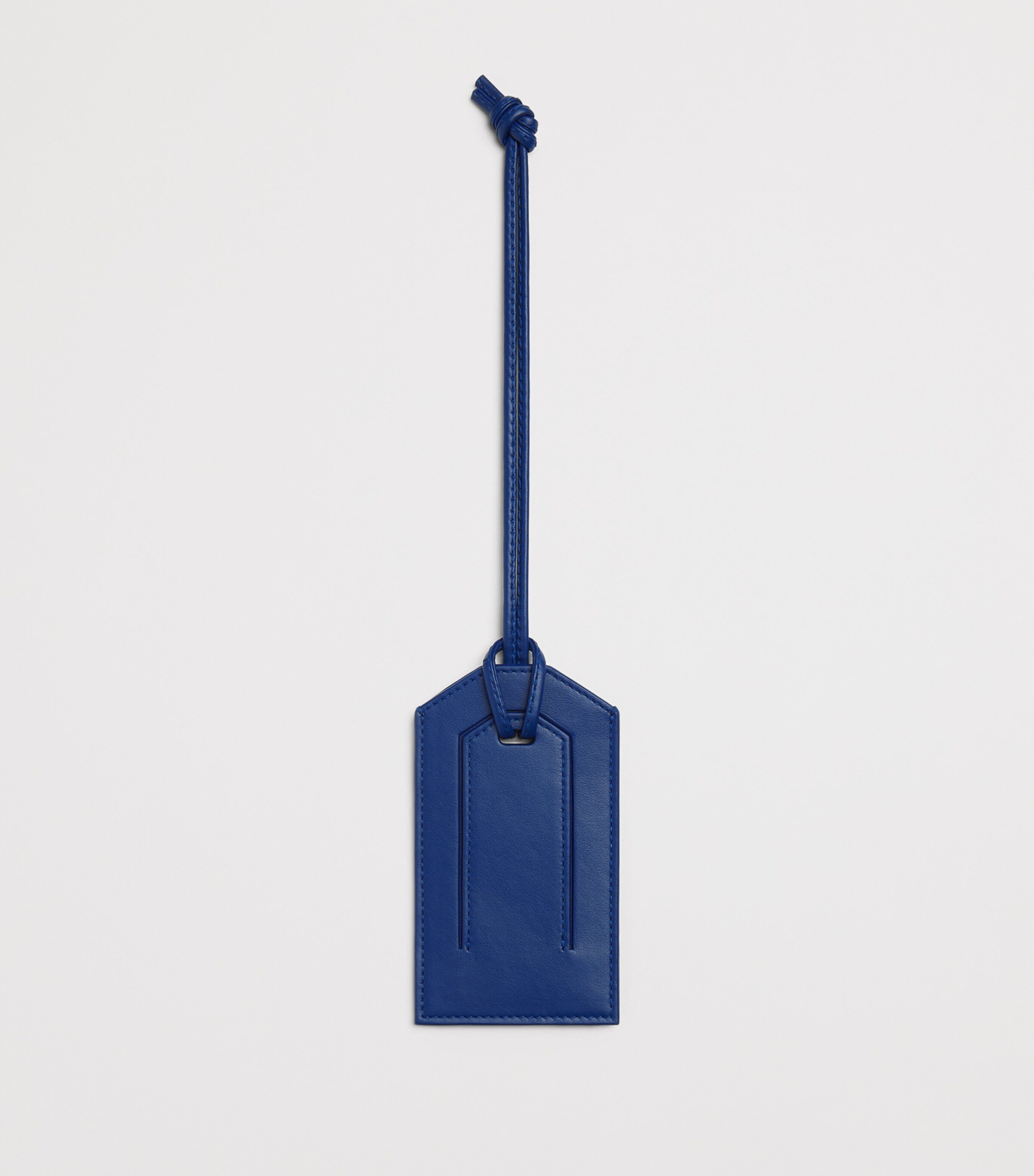 Bottega Veneta Blue Leather Intrecciato Luggage Tag | Harrods US