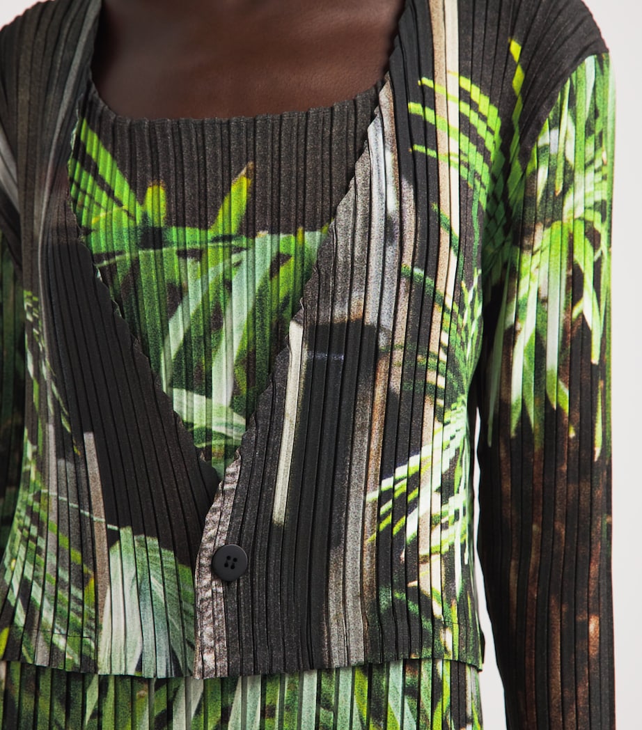 Issey Miyake Womens Urban Jungle Pleats Midi Dress Black Hued Image 3