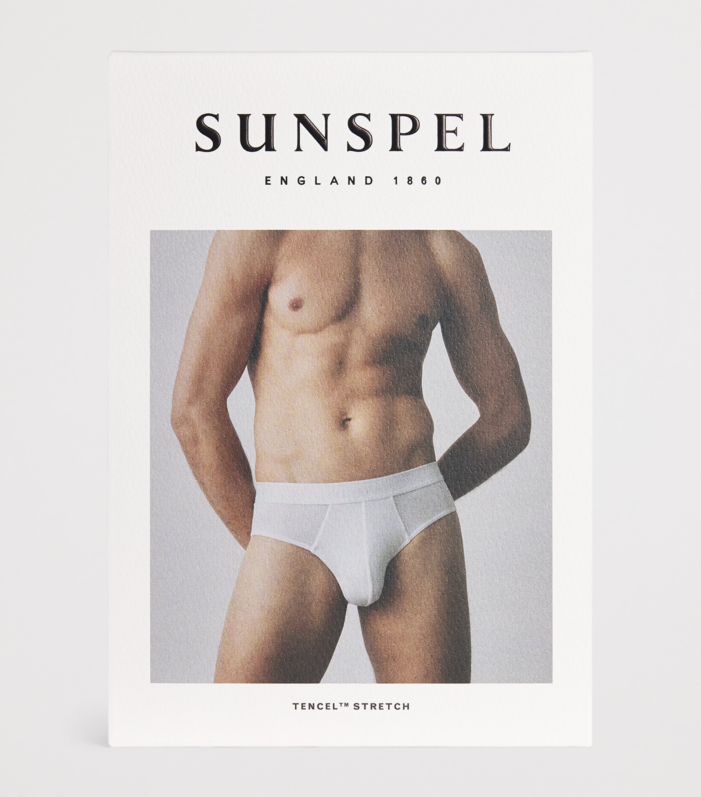 Tencel-Blend Stretch Briefs WHAA - WHITE Image 4