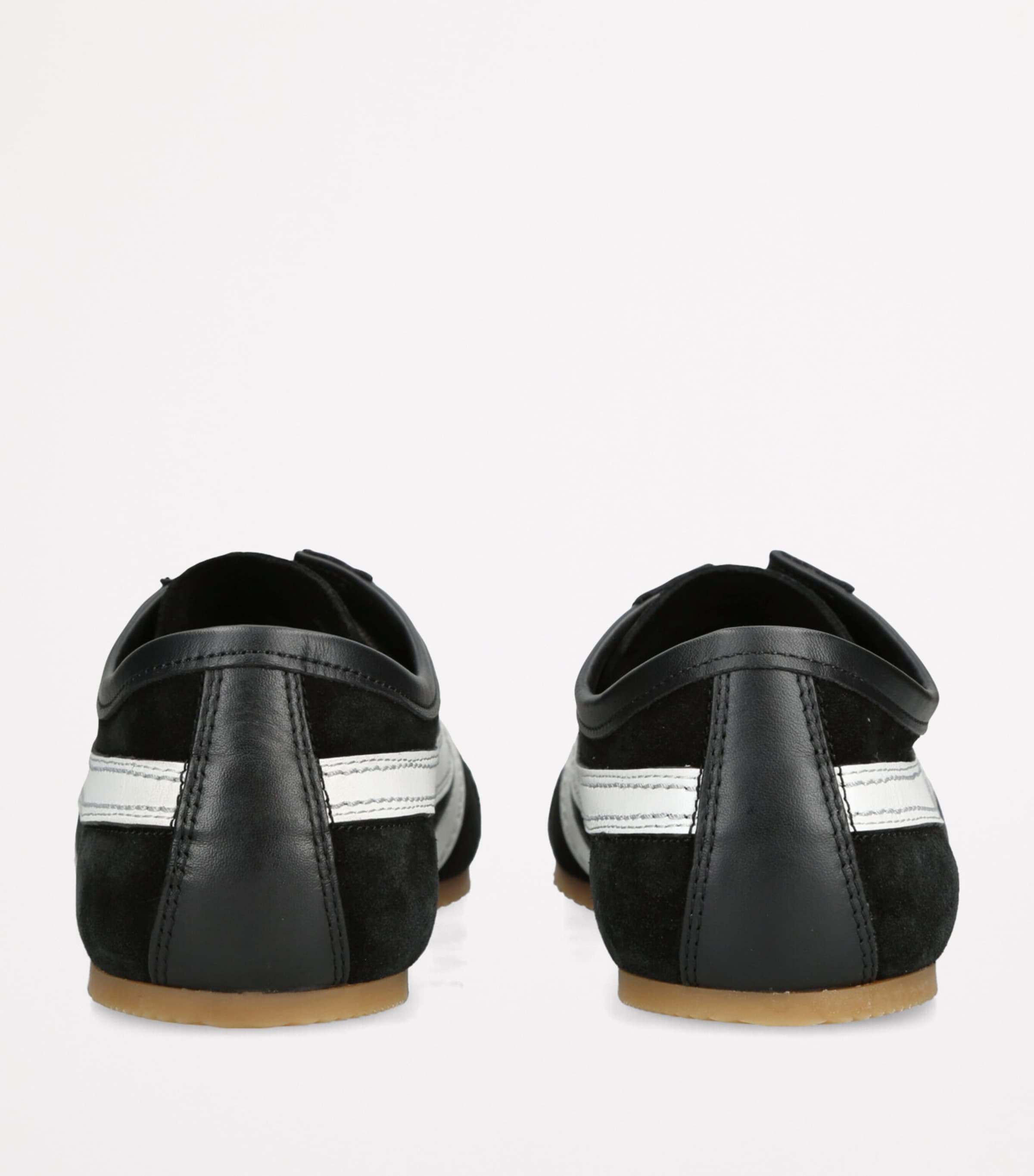 DRIES VAN NOTEN Suede Low-Top Sneakers Black Image 2