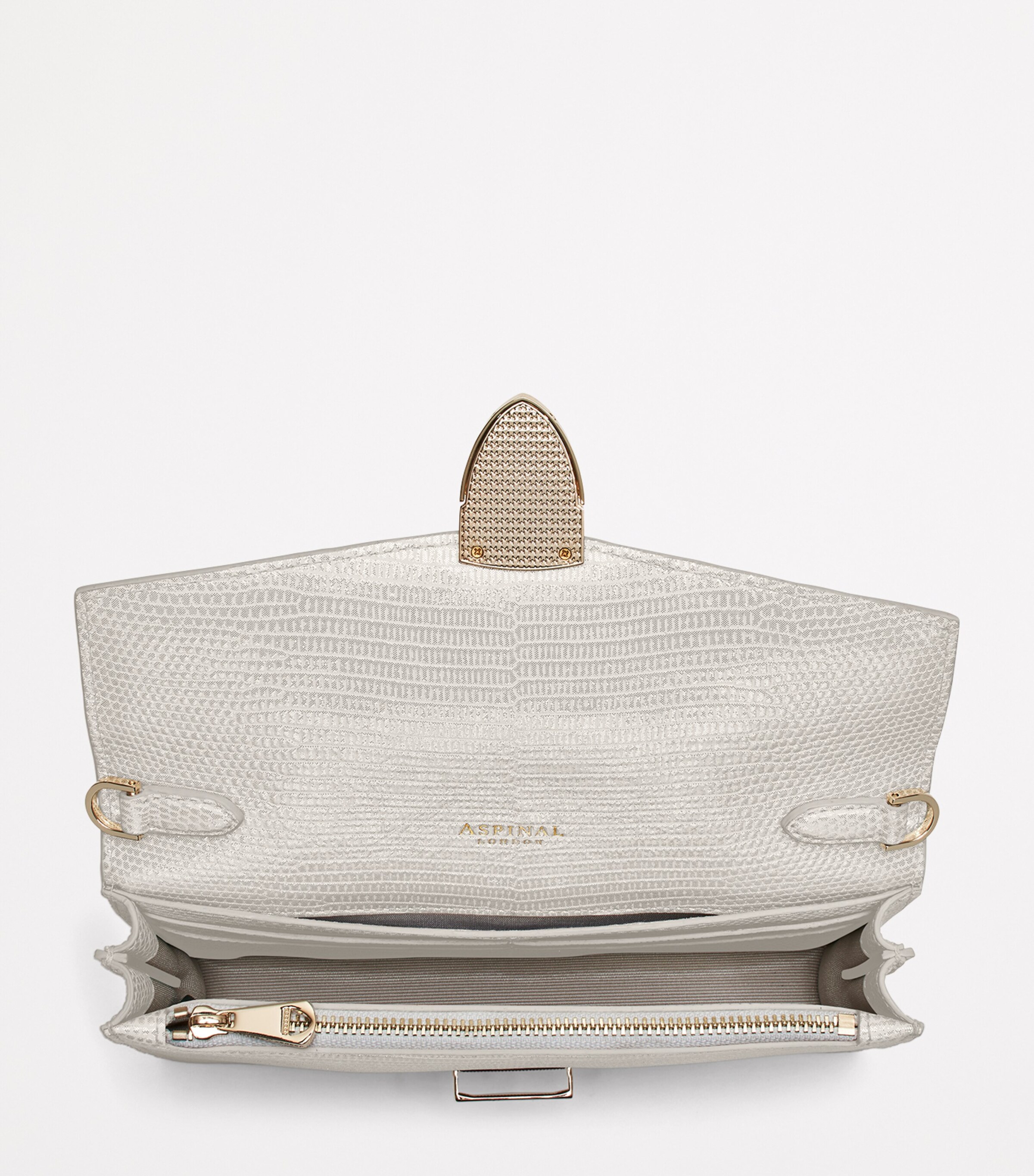 Mayfair 2 Clutch Bag WHITE Image 7