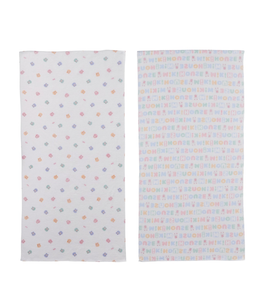Set of 2 Cotton Towels (70cm x 35cm) 1 Image 4